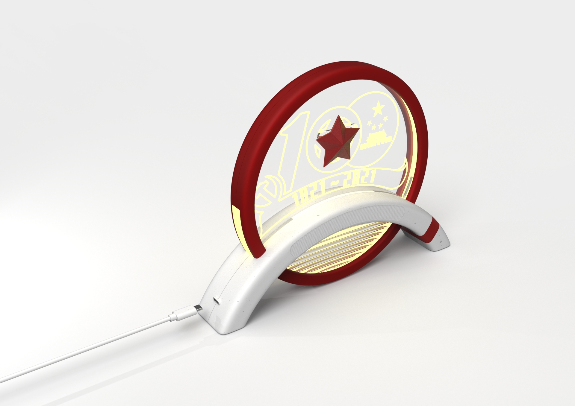 Cultural creation，Night light，The 100th anniversary of the founding of the party，lamps and lanterns，