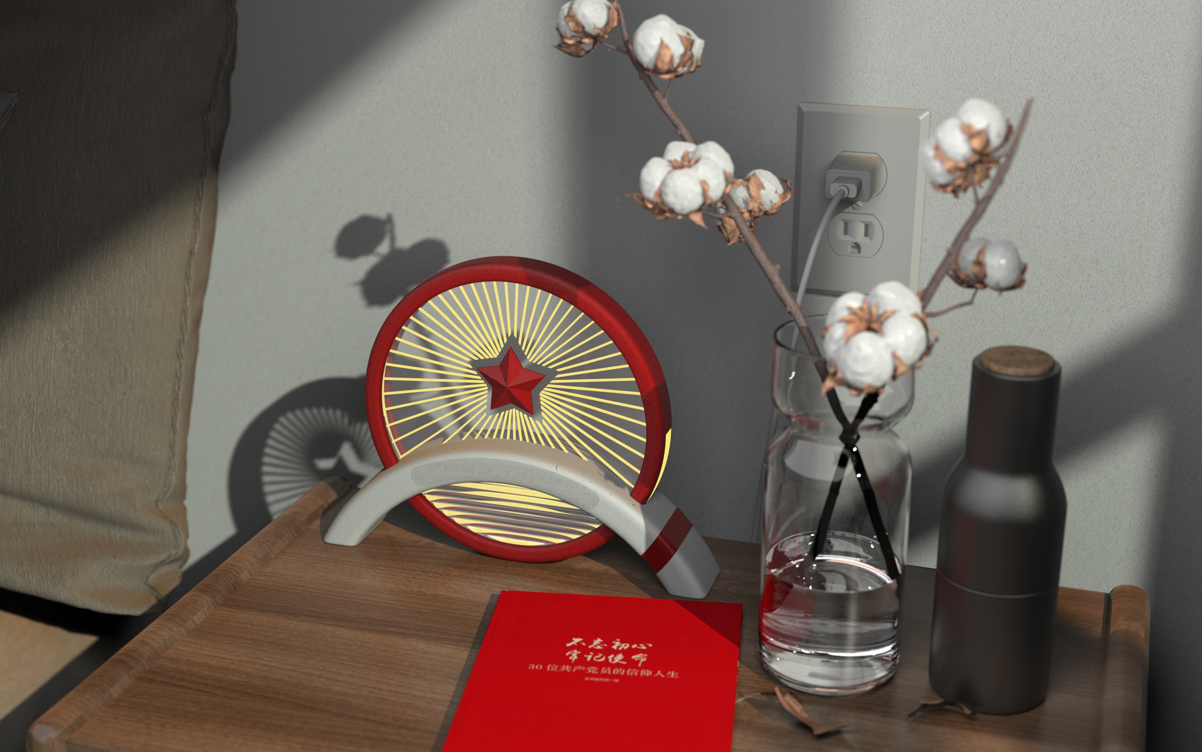 Cultural creation，Night light，The 100th anniversary of the founding of the party，lamps and lanterns，