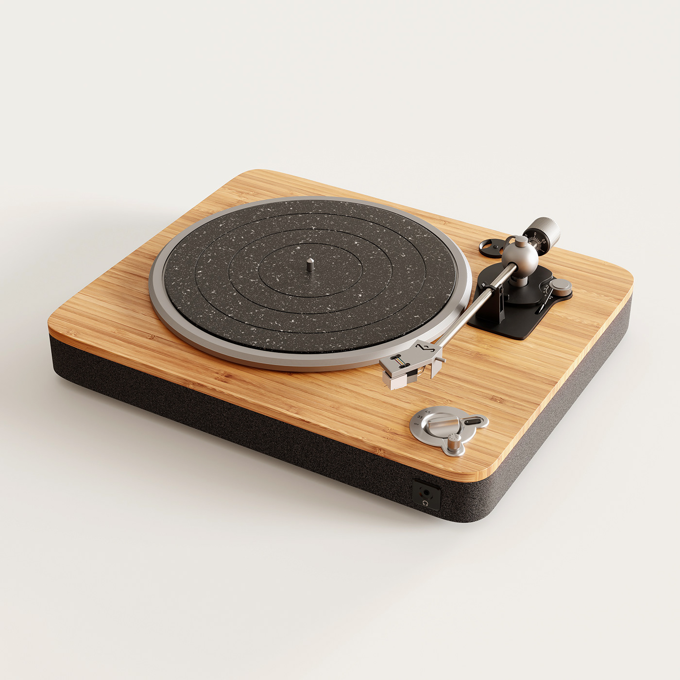 turntable，three-dimensional model，Vinyl record player，modeling，Render，c4d，