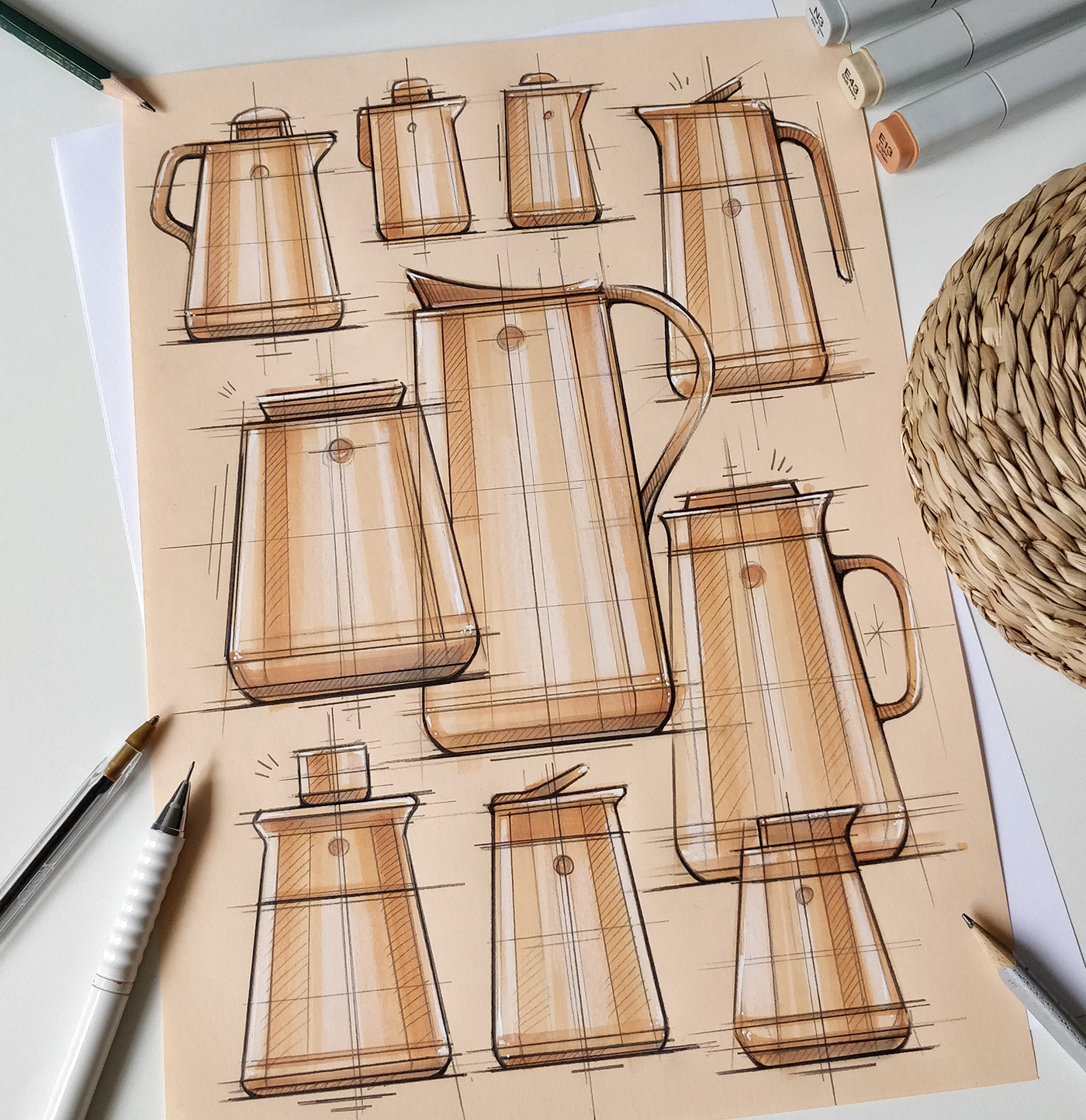 sketch，illustration，Hand drawn，product，