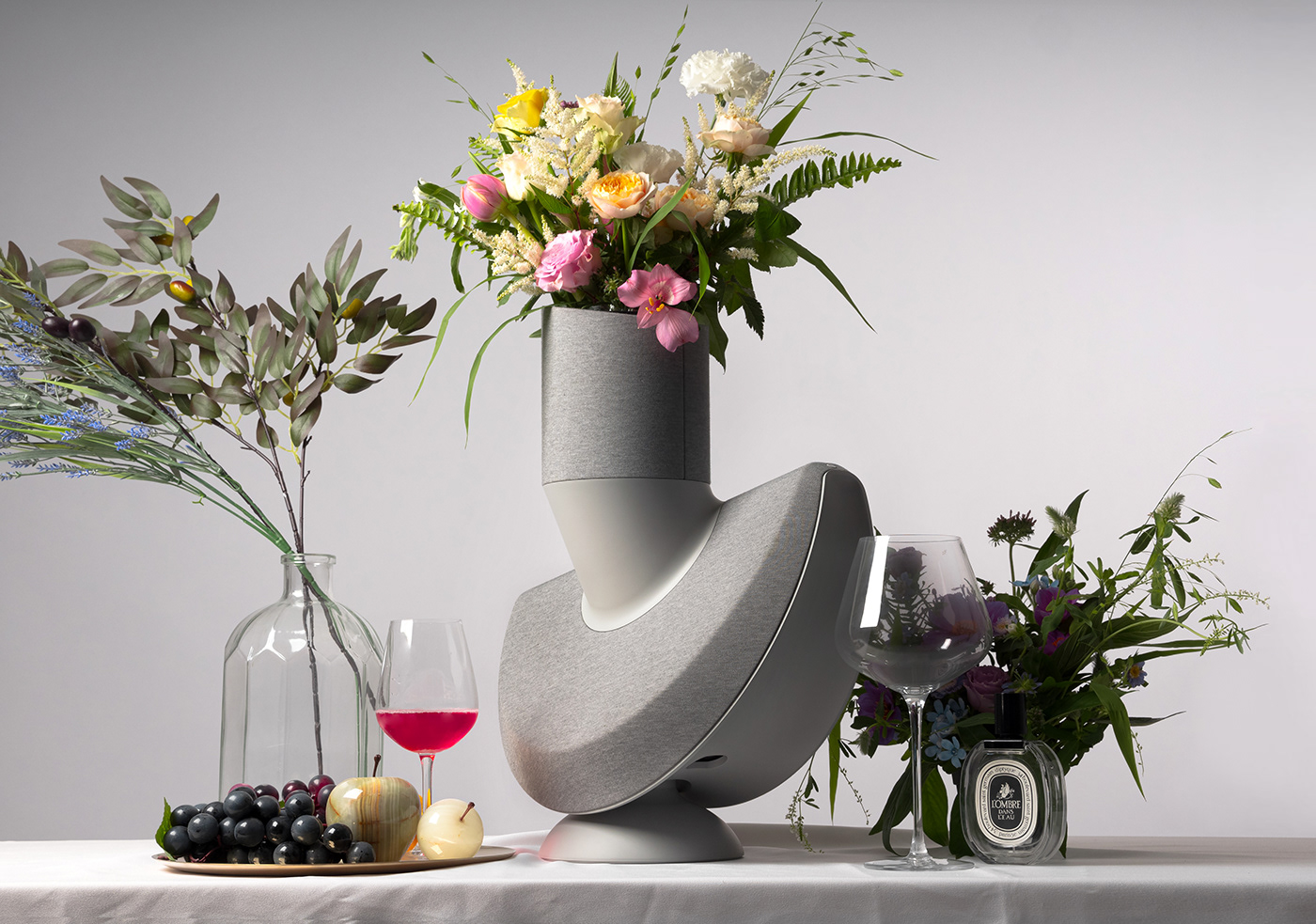 vase，speaker，Sculpture，