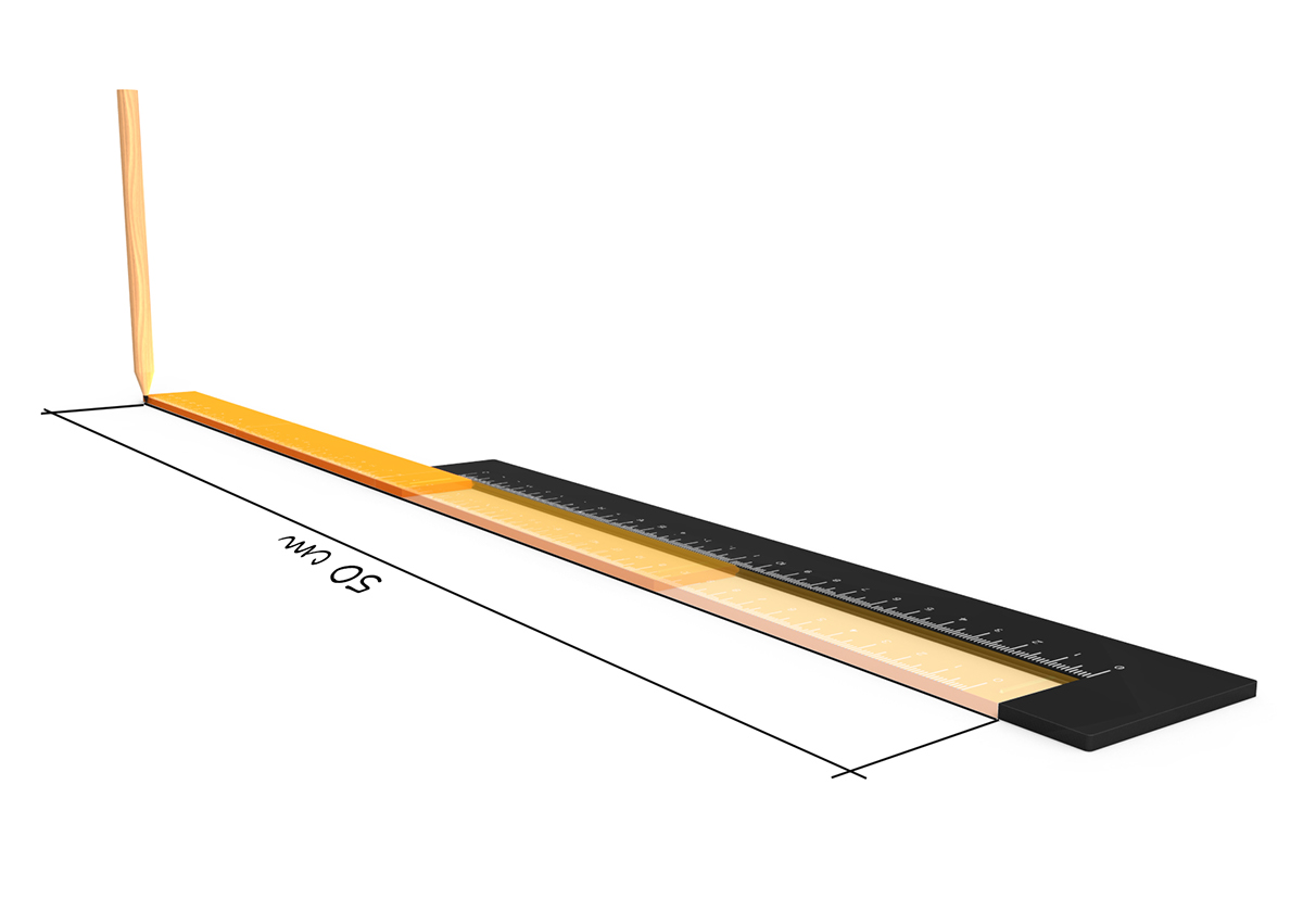 Double，ruler，Can slide，practical，