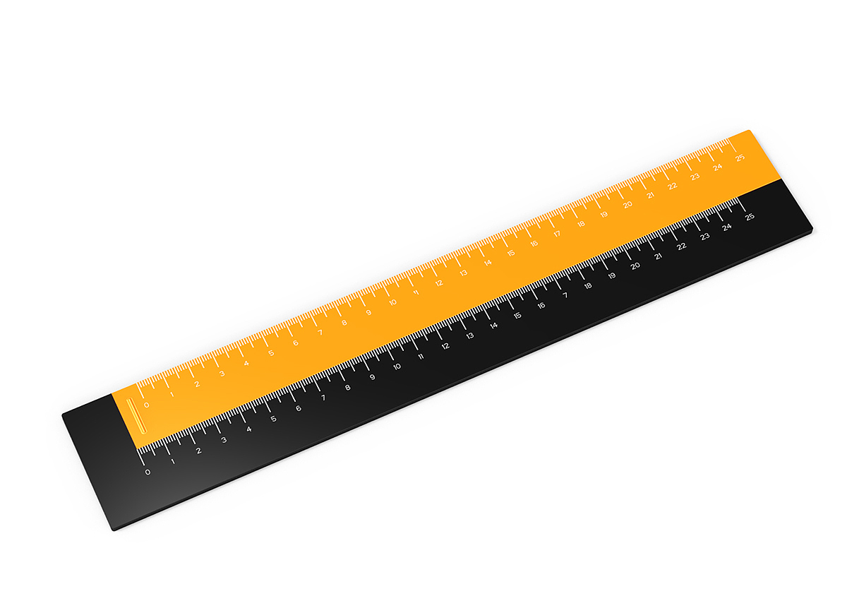 Double，ruler，Can slide，practical，