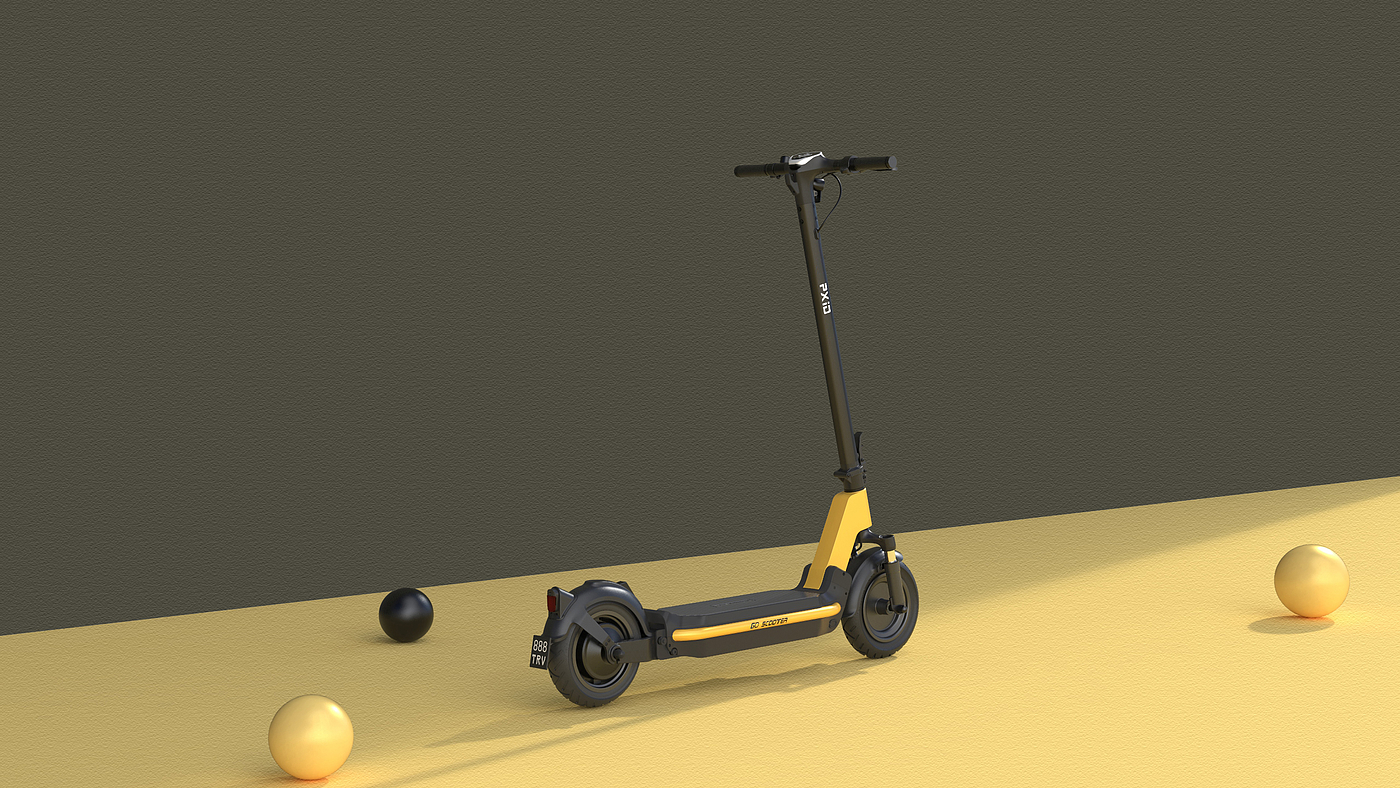 Scooter design，Scooter design，Design of electric scooter，Appearance design，industrial design，product design，