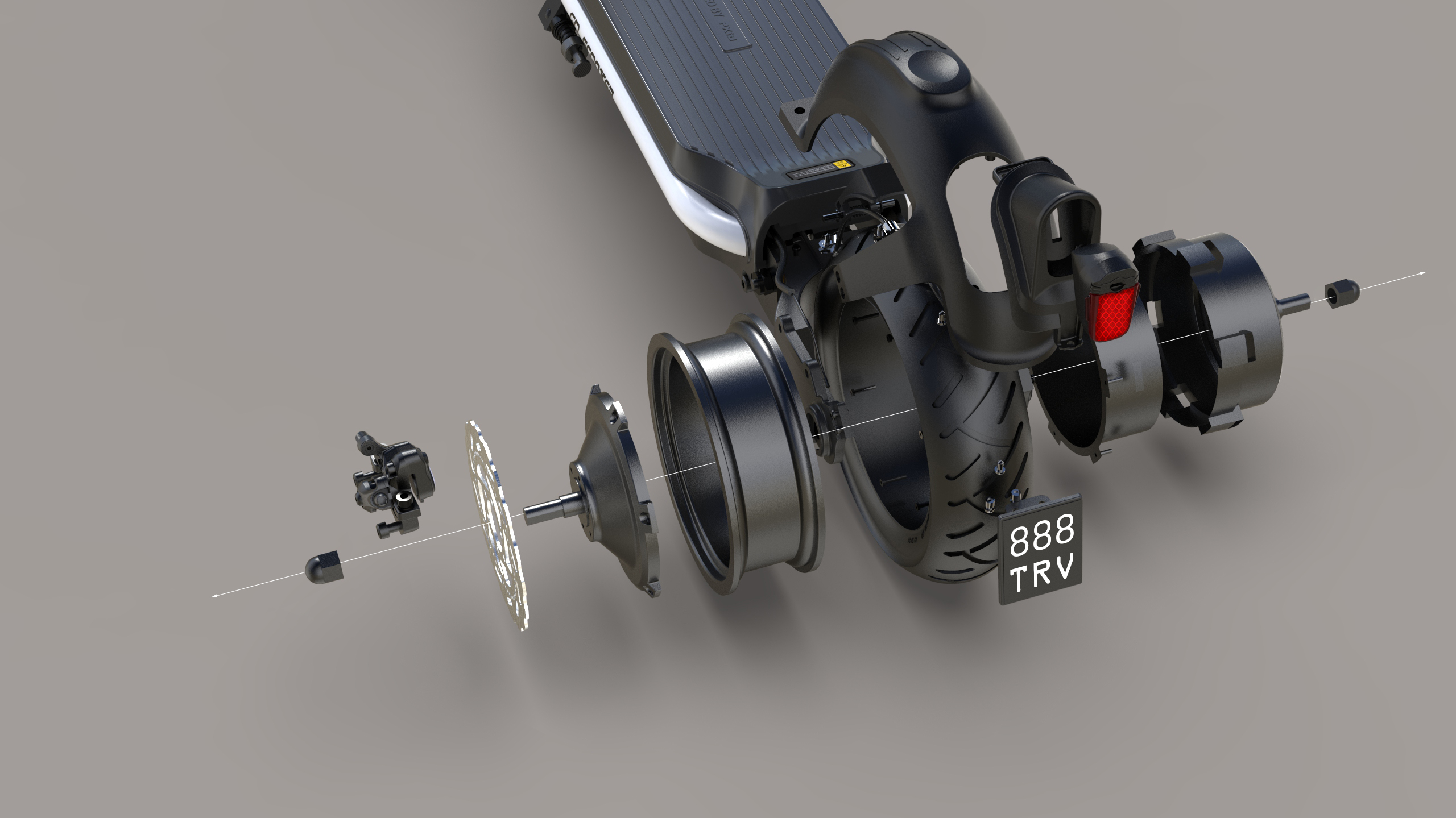 Scooter design，Scooter design，Design of electric scooter，Appearance design，industrial design，product design，