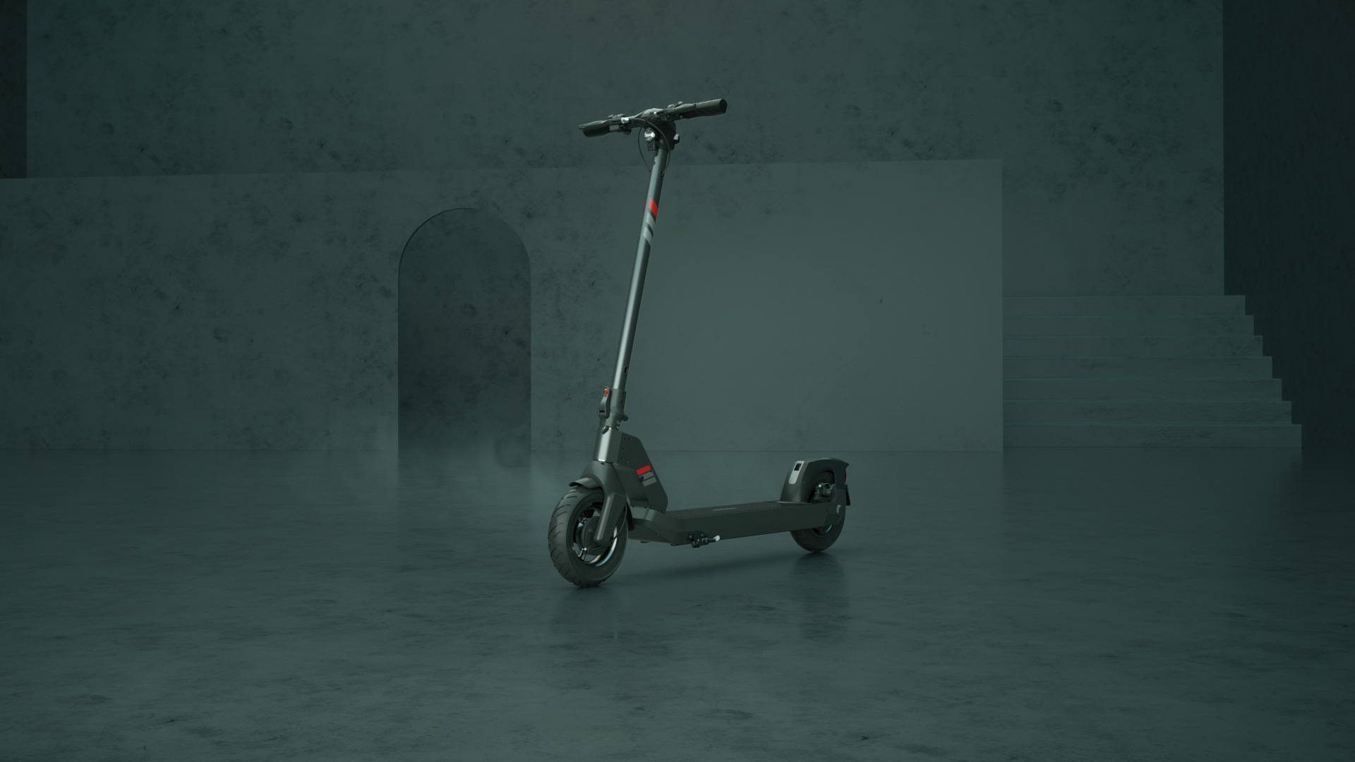 Scooter animation，three-dimensional，online retailers，video，Special effects，science and technology，