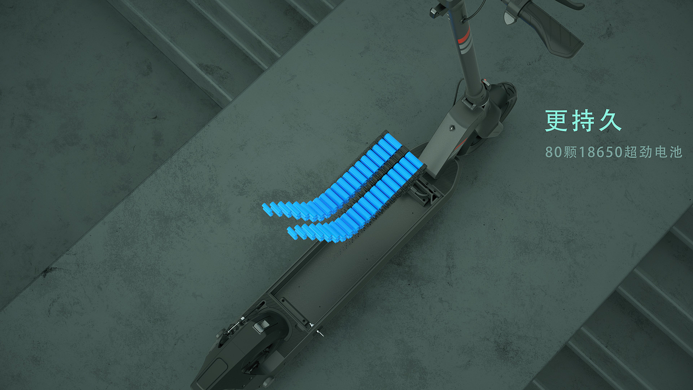 Scooter animation，three-dimensional，online retailers，video，Special effects，science and technology，