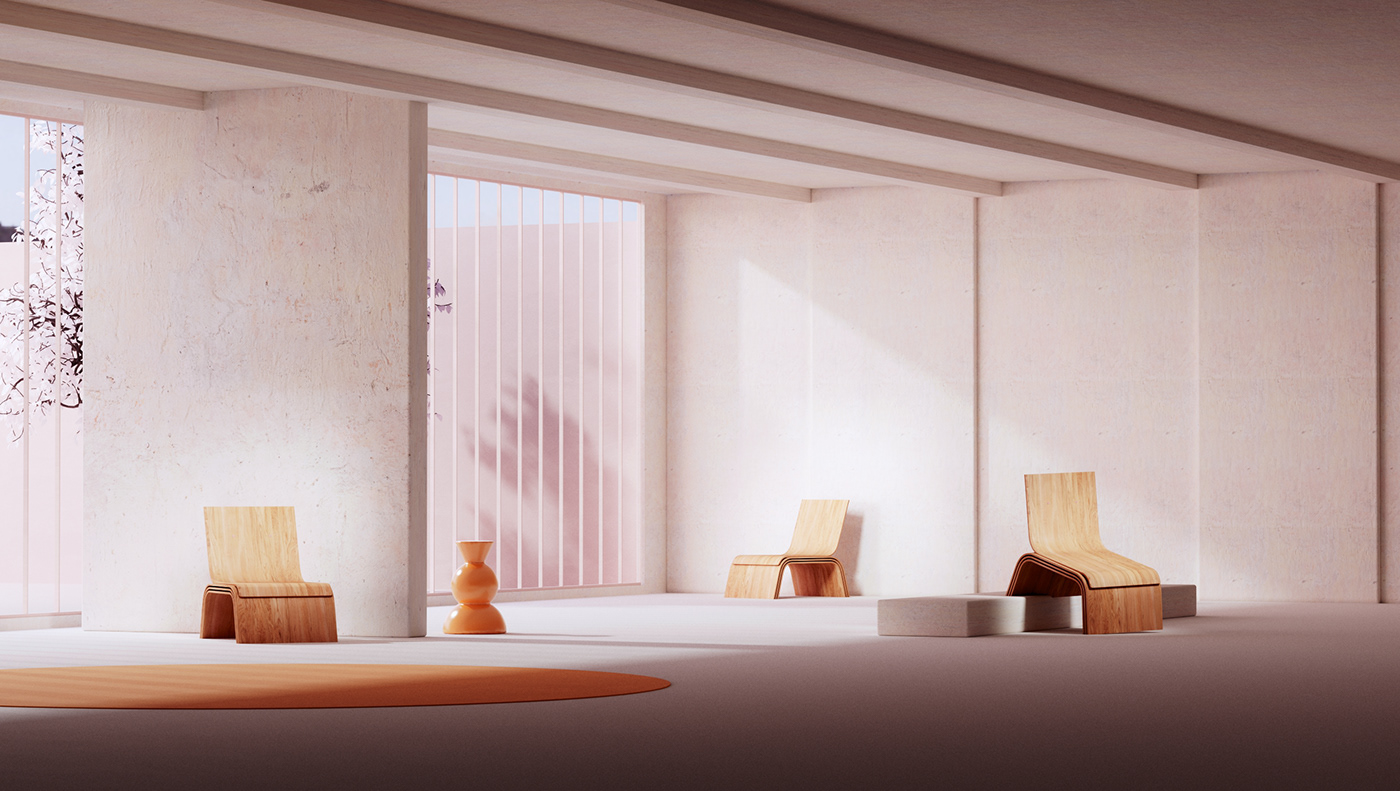 chair，wooden ，furniture，cgi，