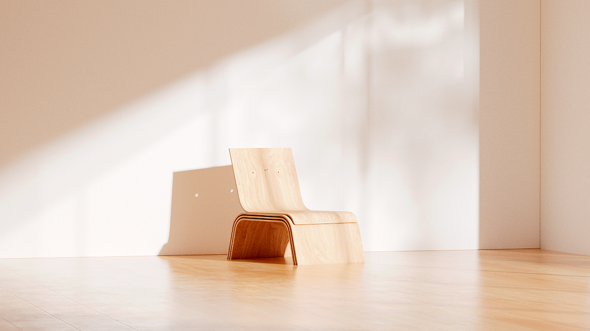 chair，wooden ，furniture，cgi，