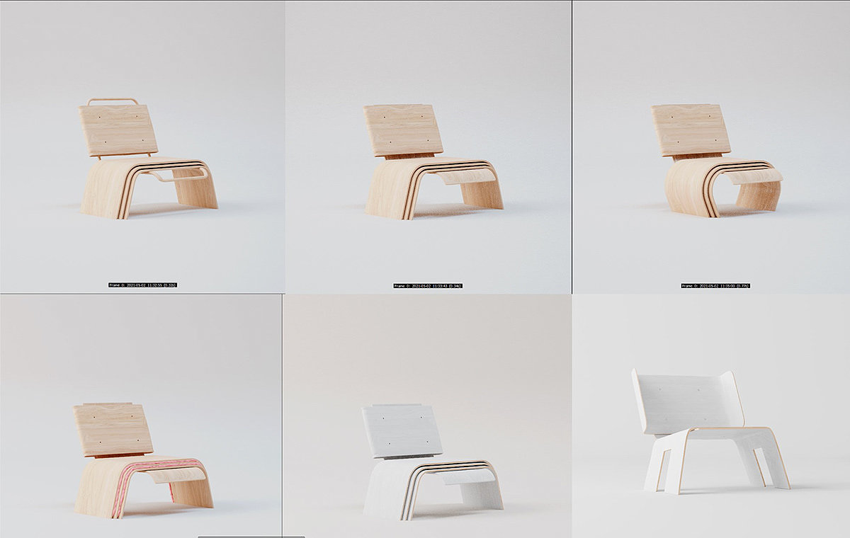 chair，wooden ，furniture，cgi，