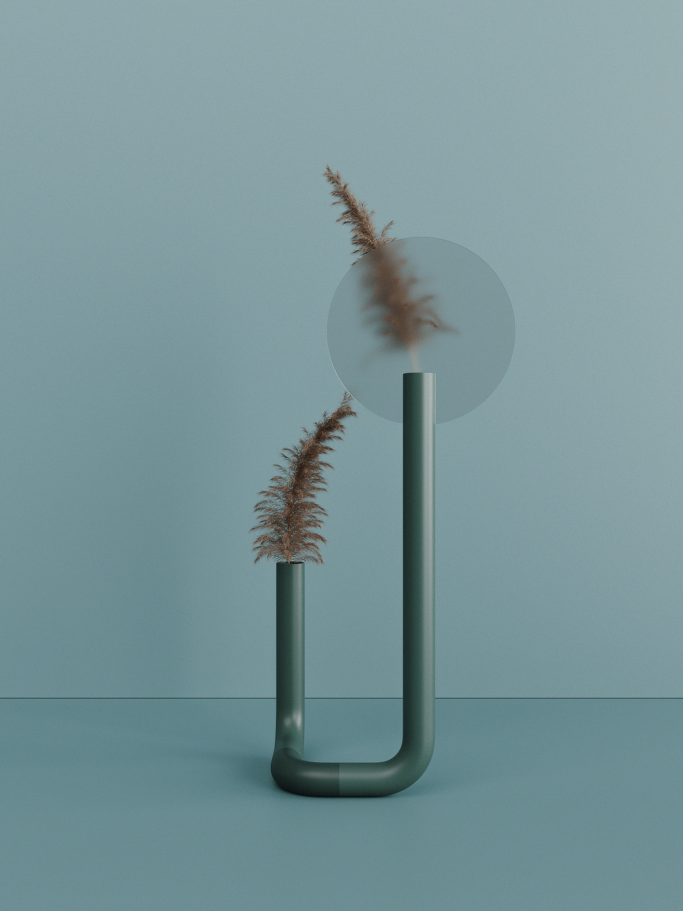 Silhouette vase，MAURICIO COELHO，Double headed，