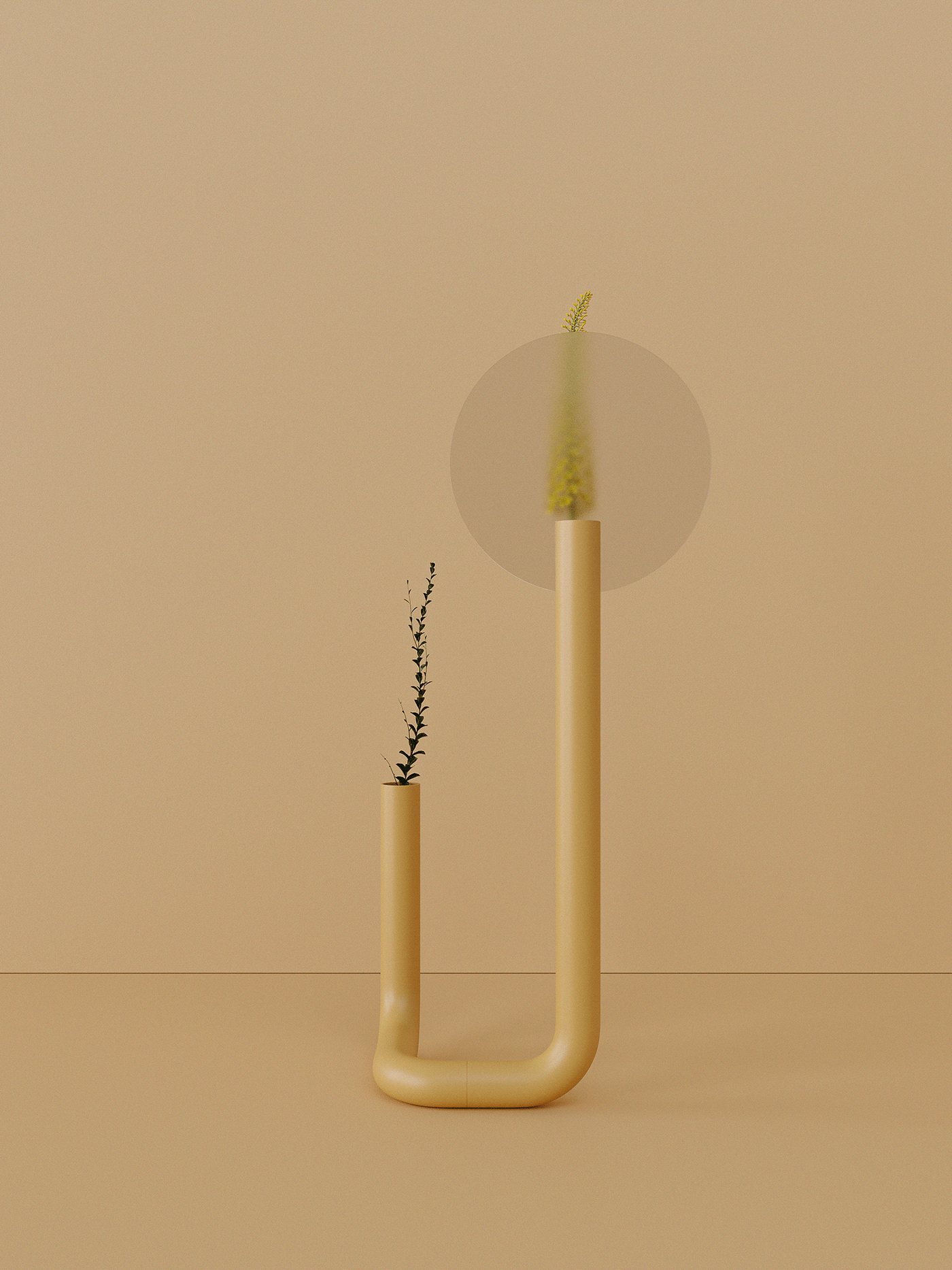 Silhouette vase，MAURICIO COELHO，Double headed，