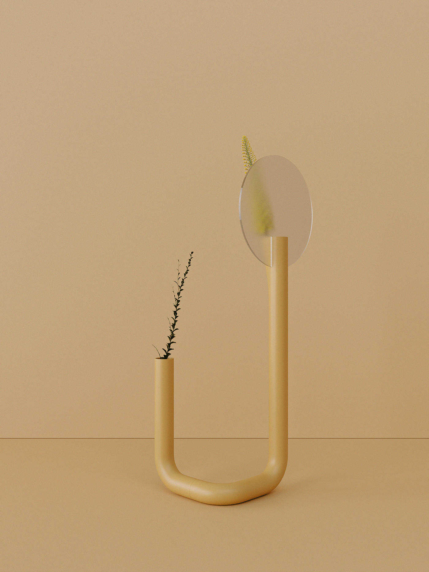 Silhouette vase，MAURICIO COELHO，Double headed，