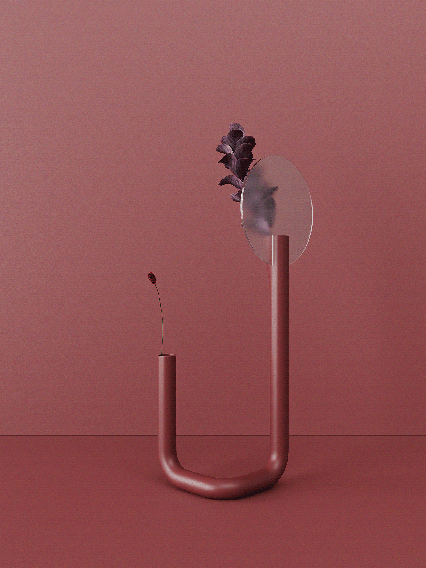 Silhouette vase，MAURICIO COELHO，Double headed，