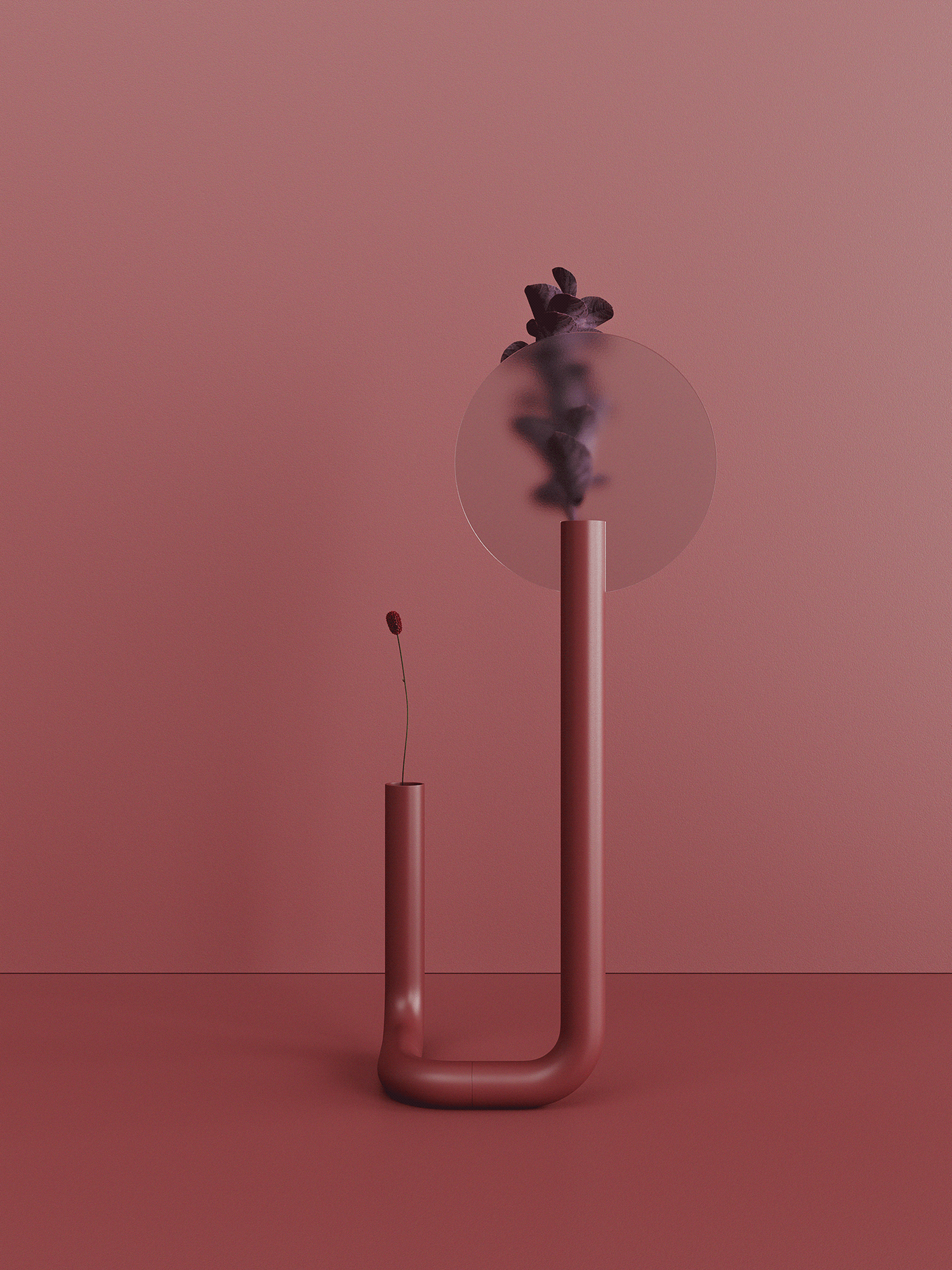 Silhouette vase，MAURICIO COELHO，Double headed，