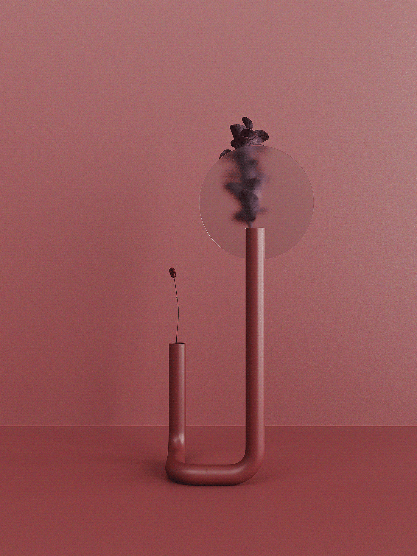 Silhouette vase，MAURICIO COELHO，Double headed，