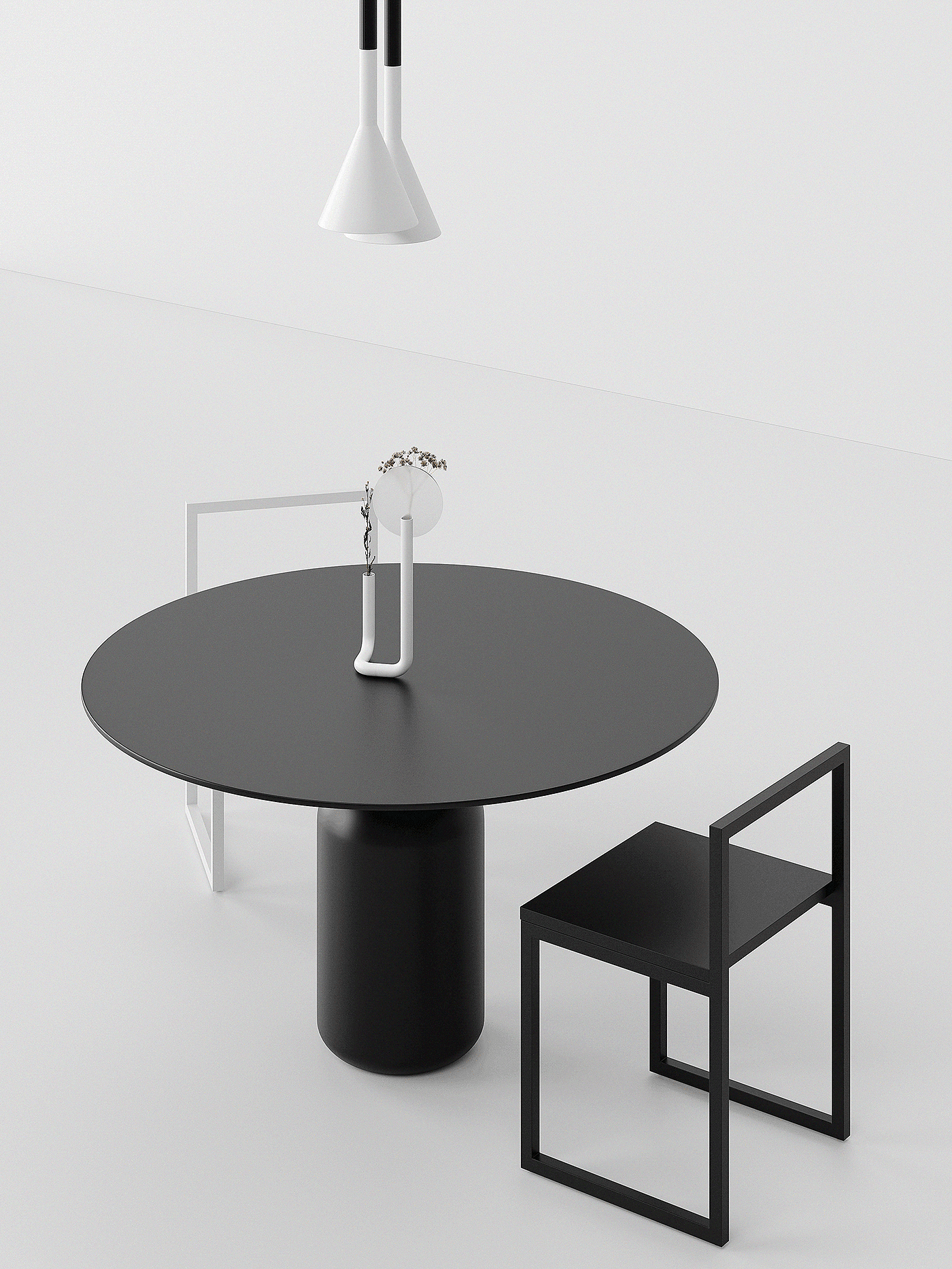 Silhouette vase，MAURICIO COELHO，Double headed，