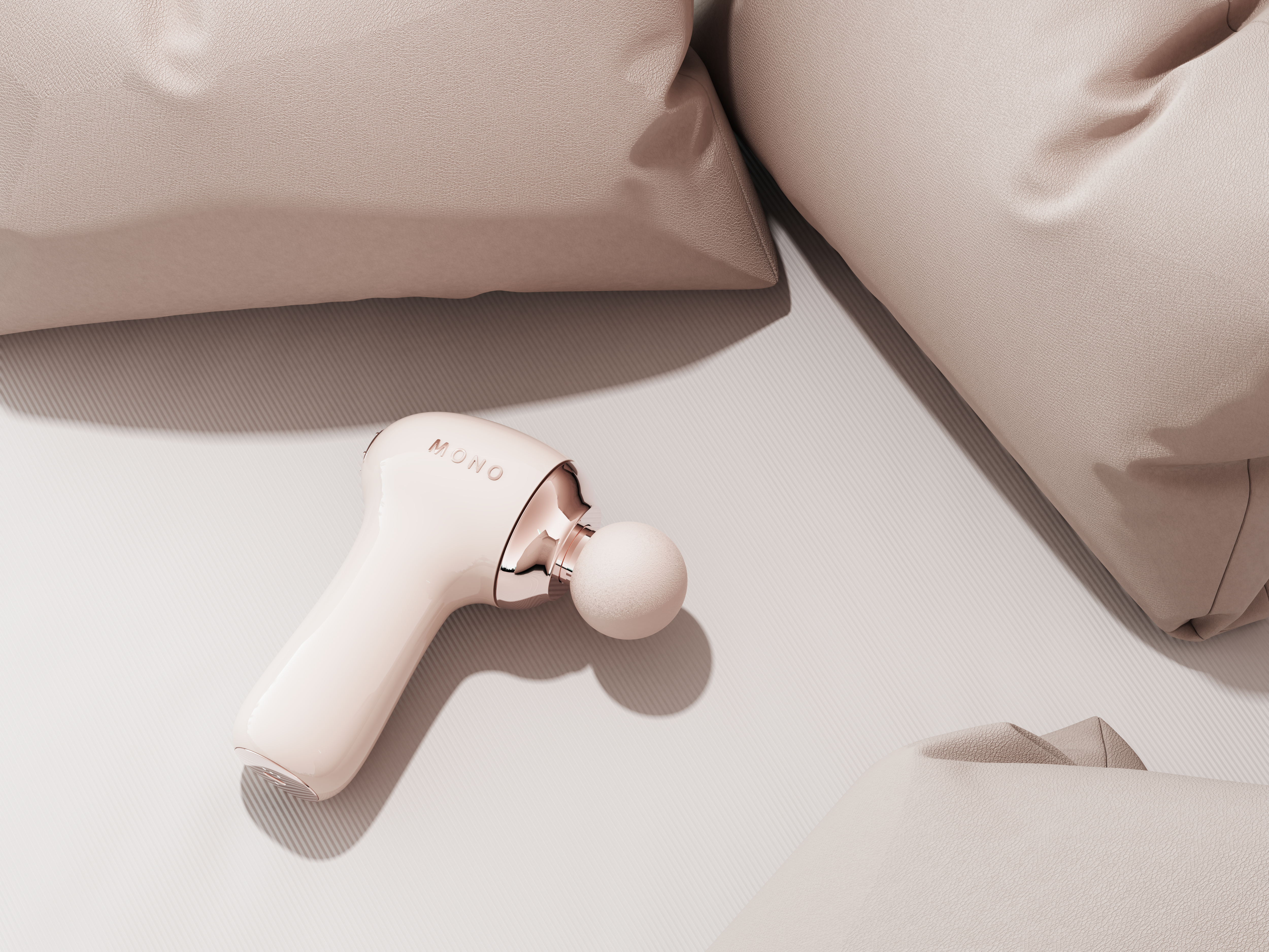 Fascia gun，product design，Retro，concise，Thought design，