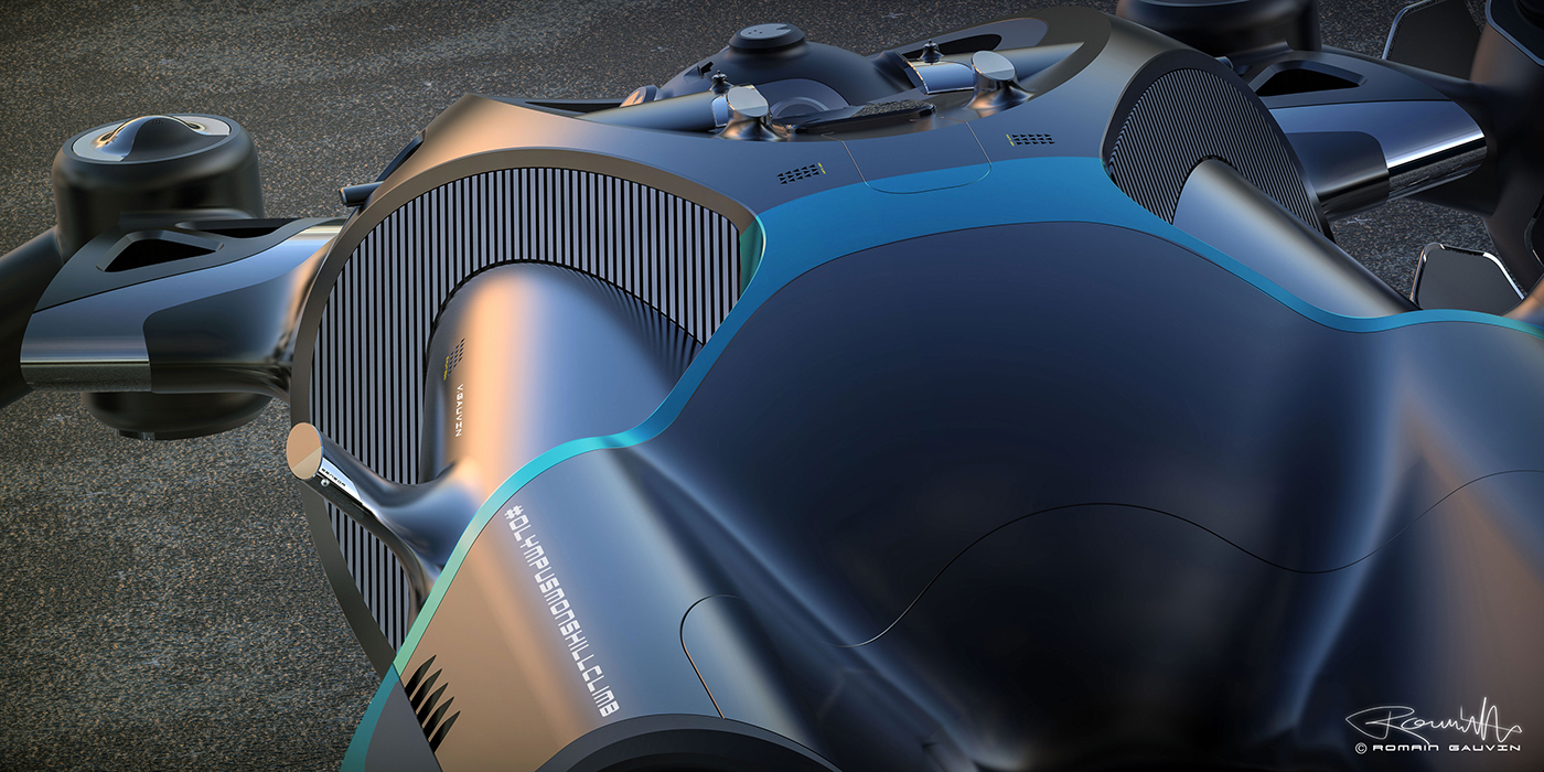 Aerial photography，Cool，science and technology，future，