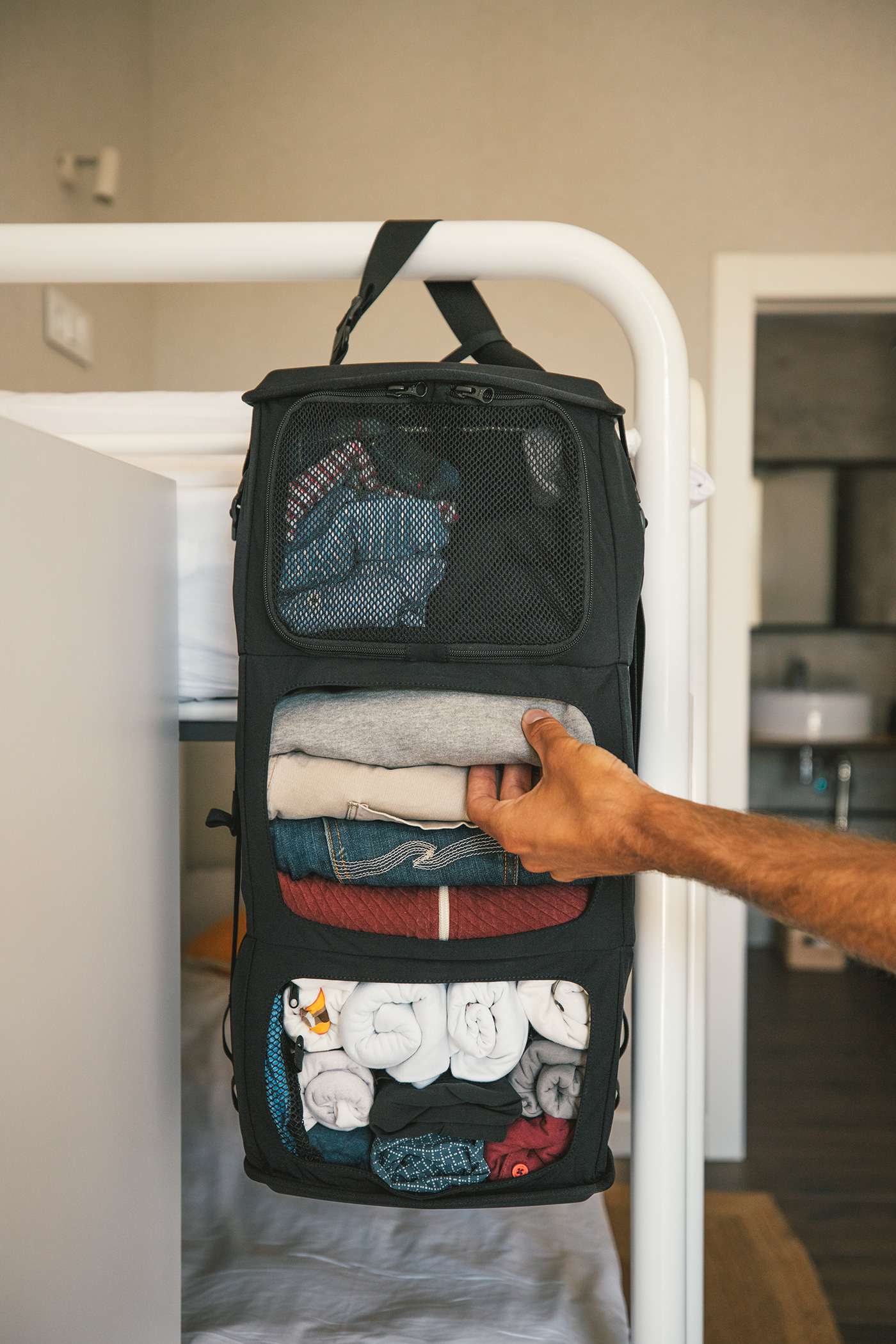 knapsack，Long distance travel，ventilation，