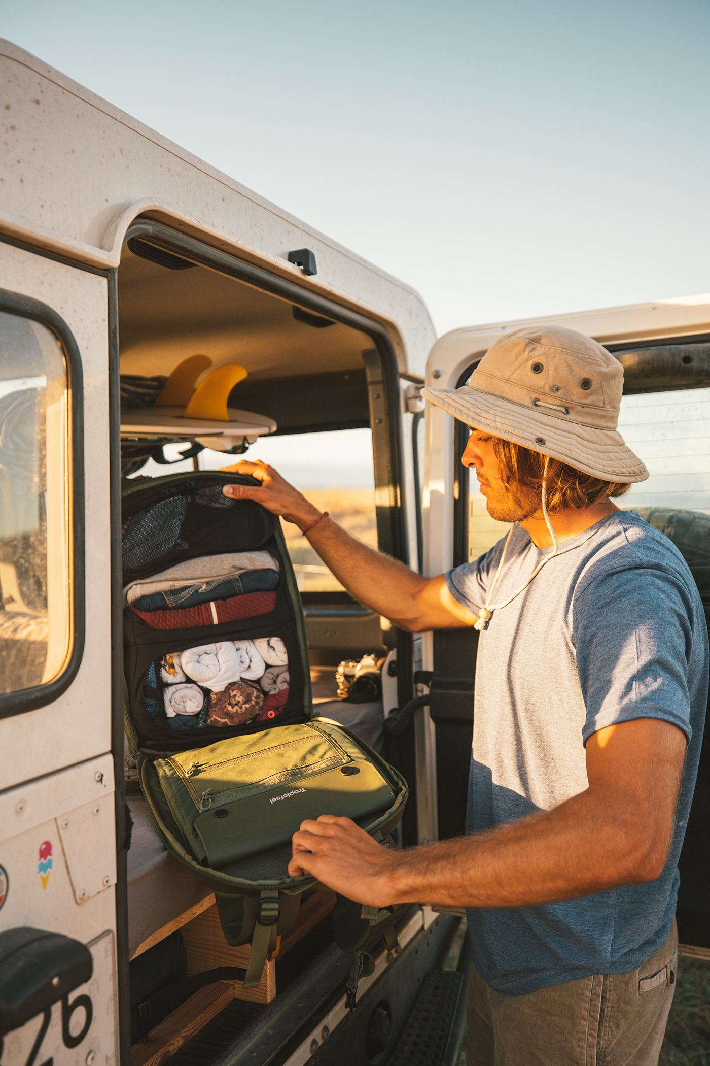 knapsack，Long distance travel，ventilation，