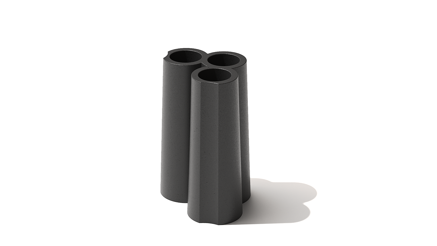 Conical support，Umbrella frame，stackable ，
