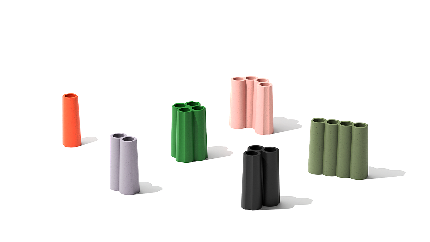 Conical support，Umbrella frame，stackable ，