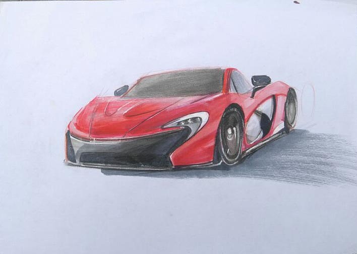 marker pen，automobile，animal，Hand drawn，
