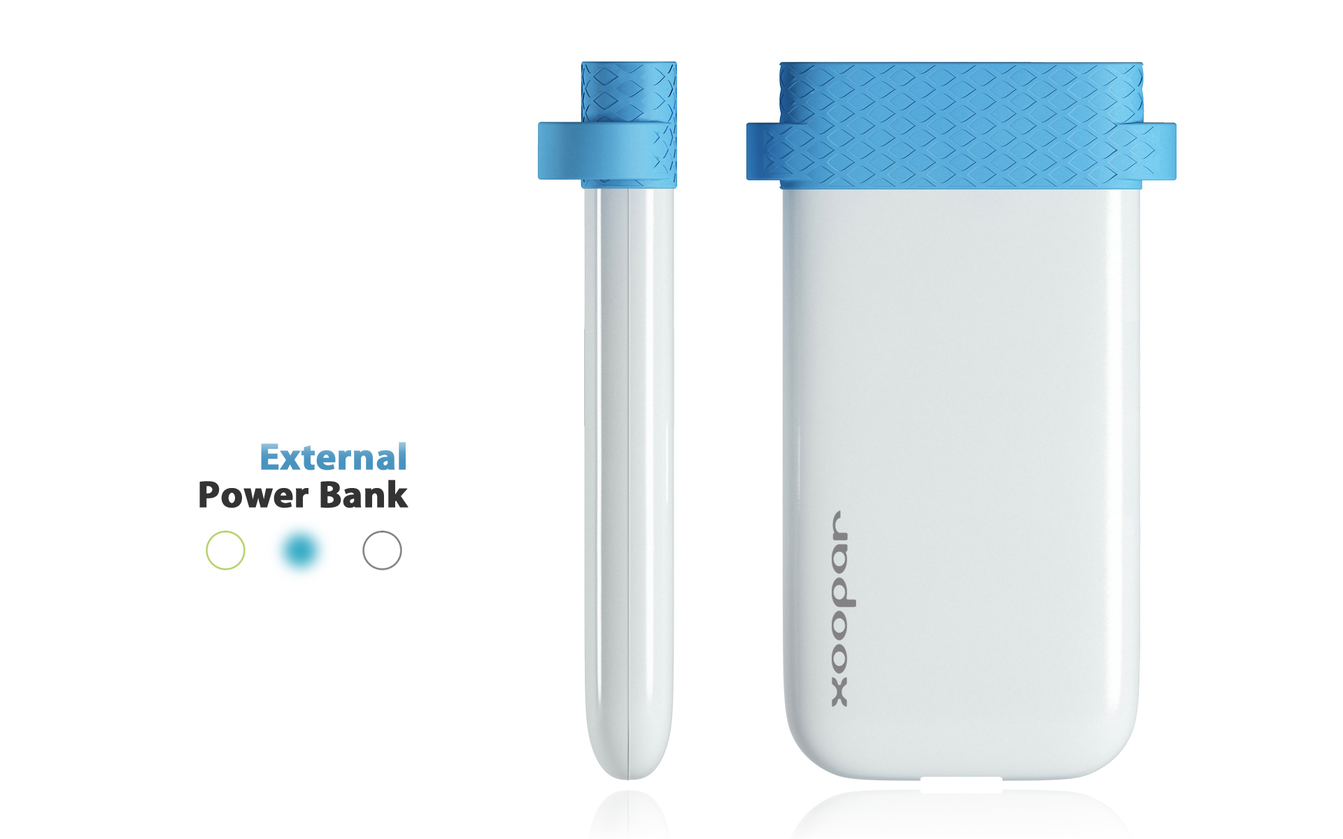 portable battery，Xoopar，damon，brand，Typesetting，fashion，silica gel，ice cream，portable source，