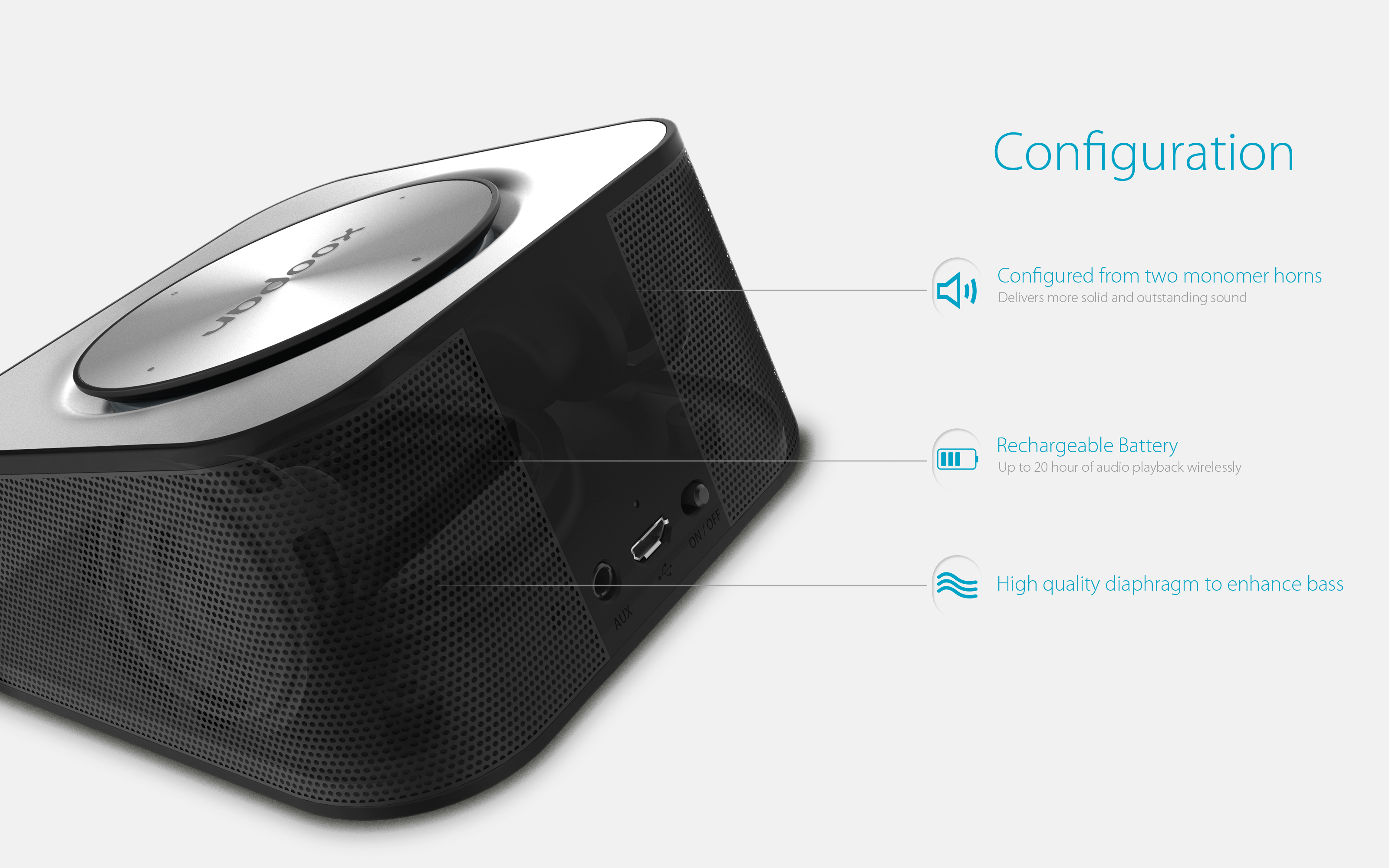 Xoopar，Senber，damon，loudspeaker box，Bluetooth，nfc，Metal，wireless，