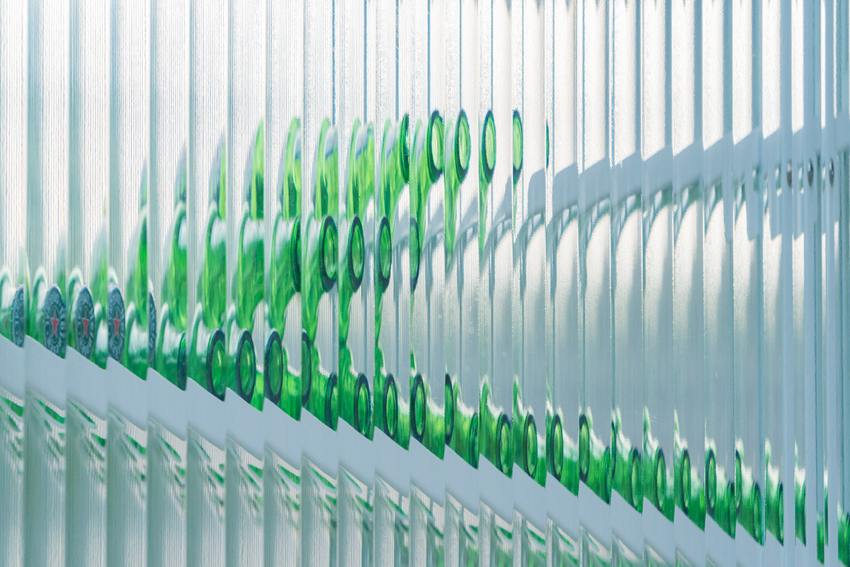 Scenery glass recycling bin，Interactive，Chunchi glass，