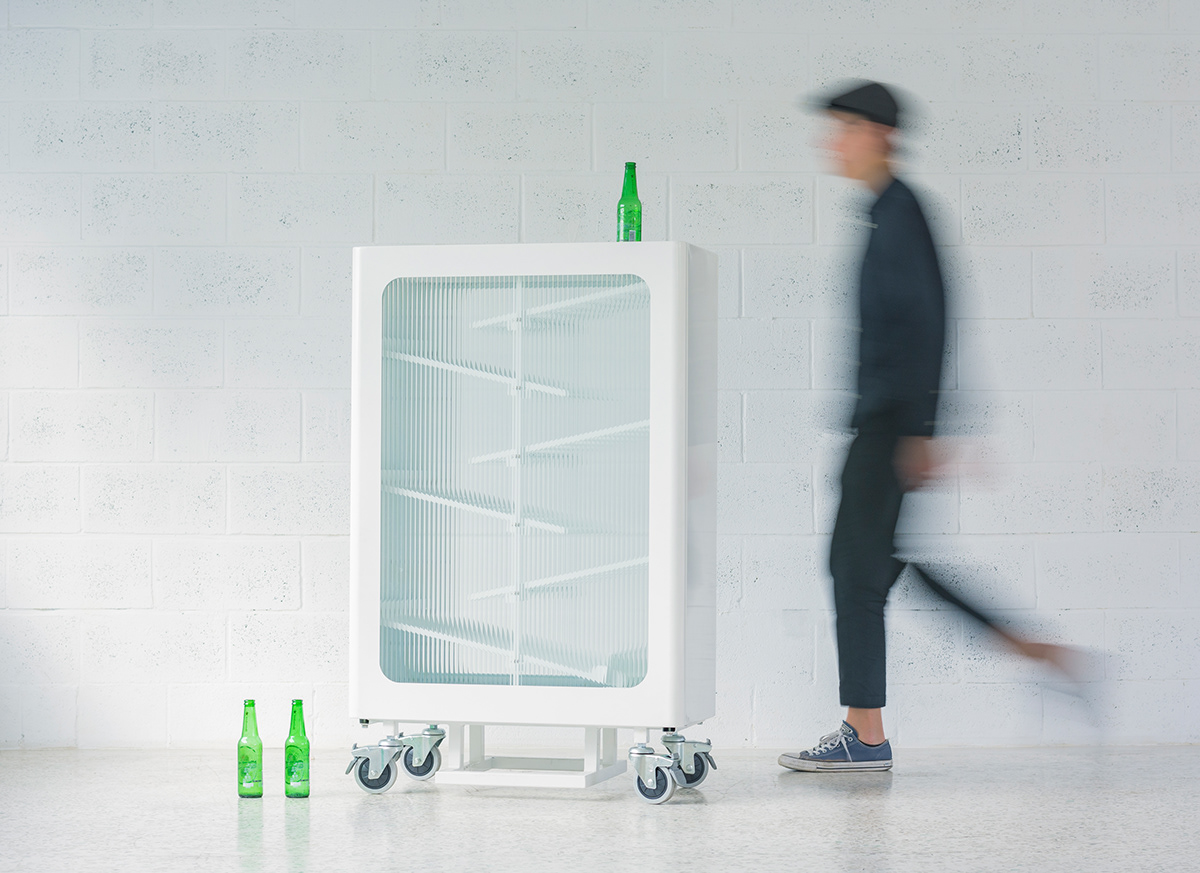 Scenery glass recycling bin，Interactive，Chunchi glass，