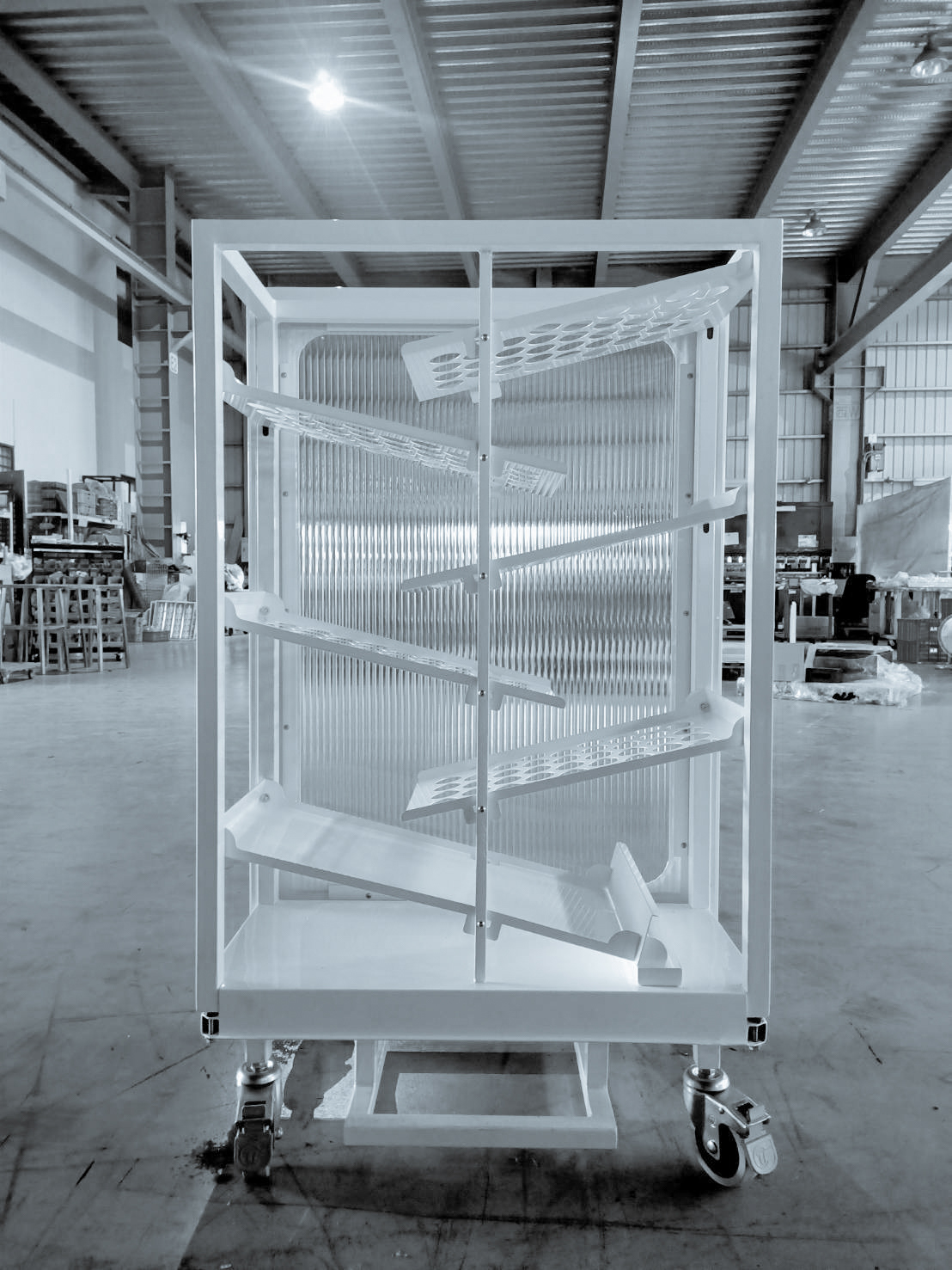 Scenery glass recycling bin，Interactive，Chunchi glass，