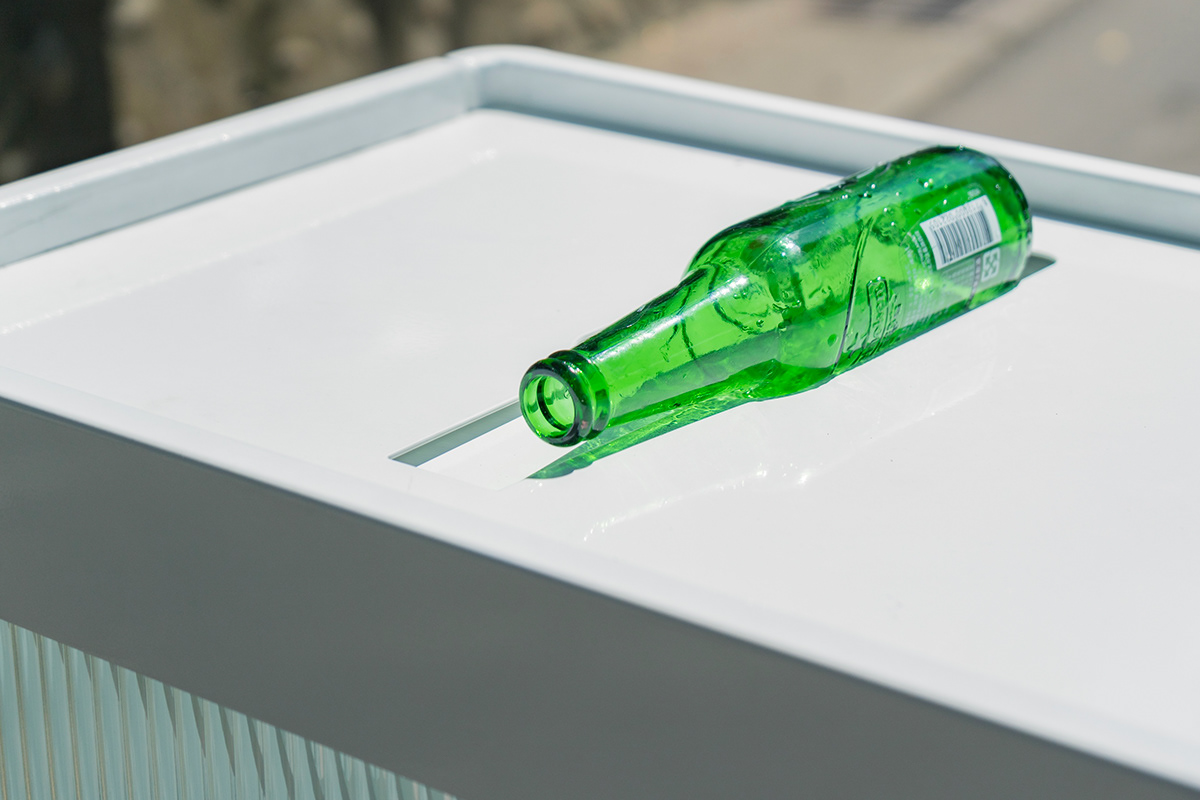 Scenery glass recycling bin，Interactive，Chunchi glass，