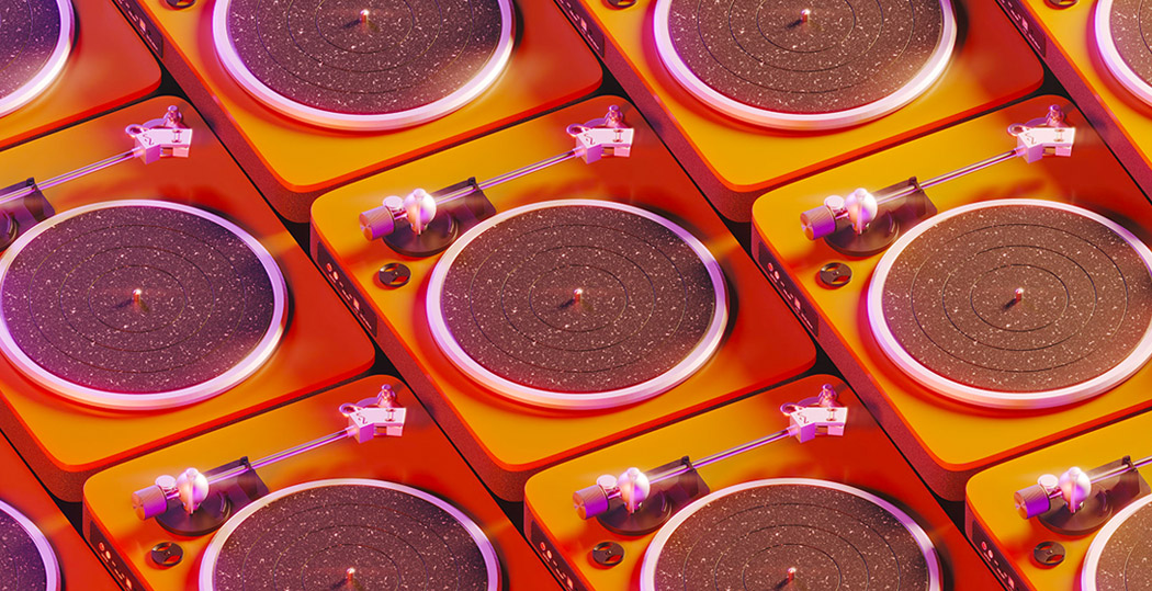 Fashionable and sustainable，Vinyl record，Colorful，