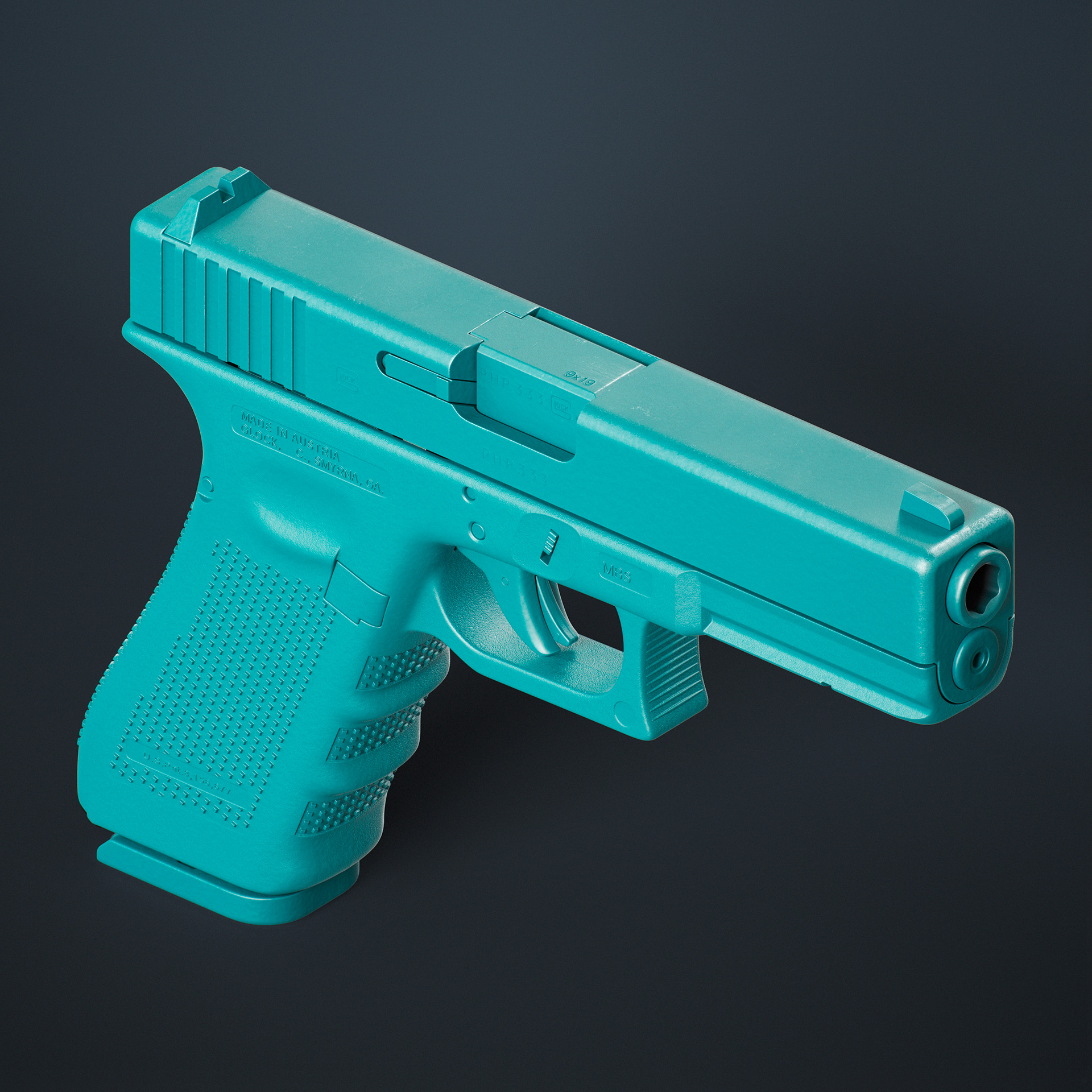arms，military，3d，Pistol，Render，