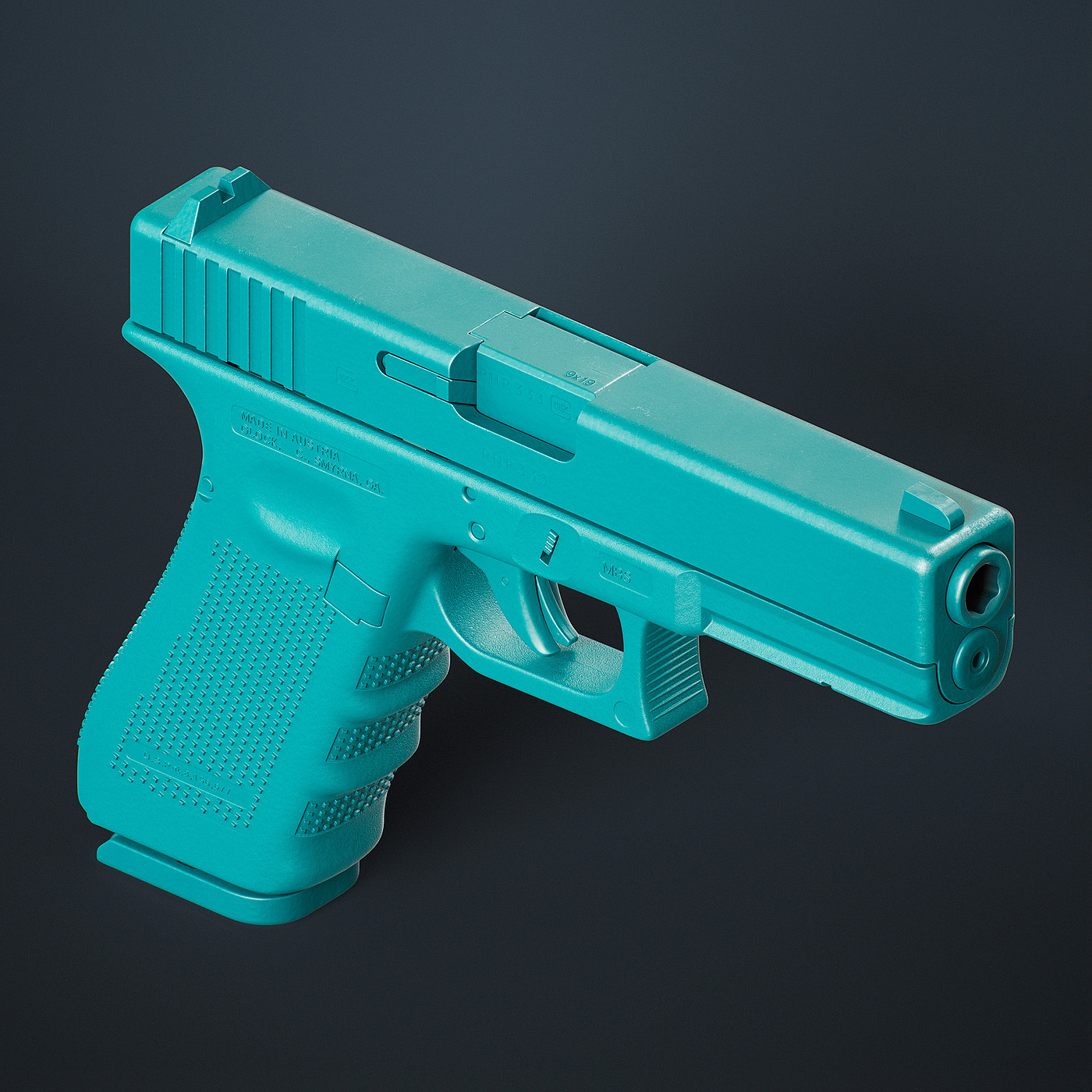 arms，military，3d，Pistol，Render，