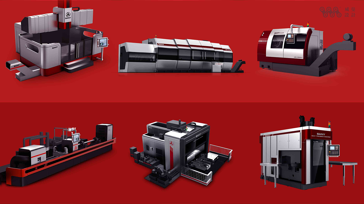 Series machine tool，Sheet metal equipment，Appearance design，