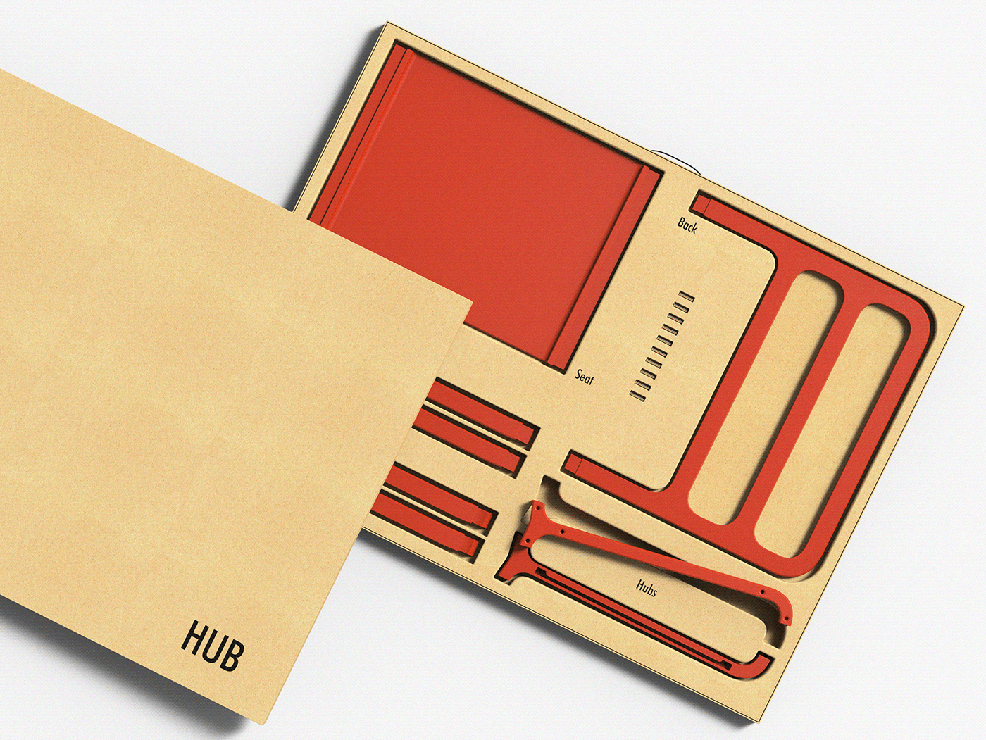 hub，chair，Prefabrication，