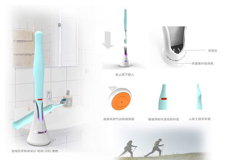 toothbrush，disinfect，Toothbrush base，Portable，travel，