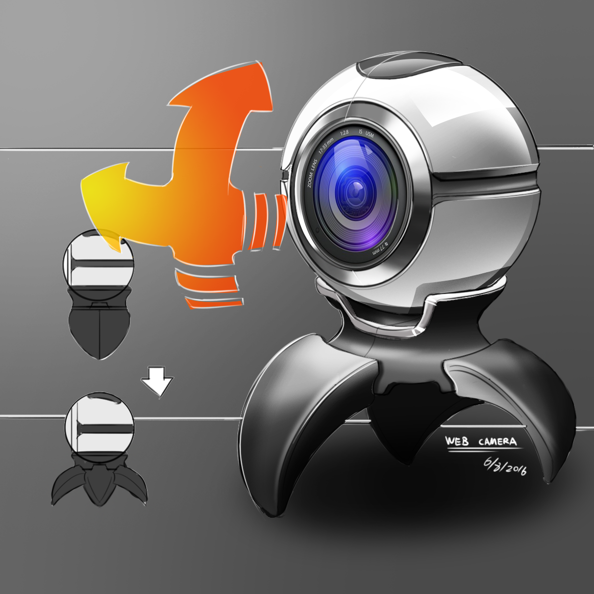 Hand drawn，Design draft，