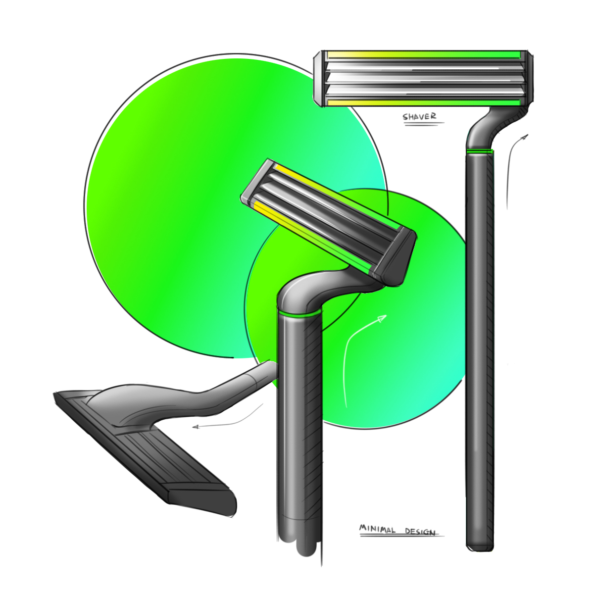 Hand drawn，Design draft，