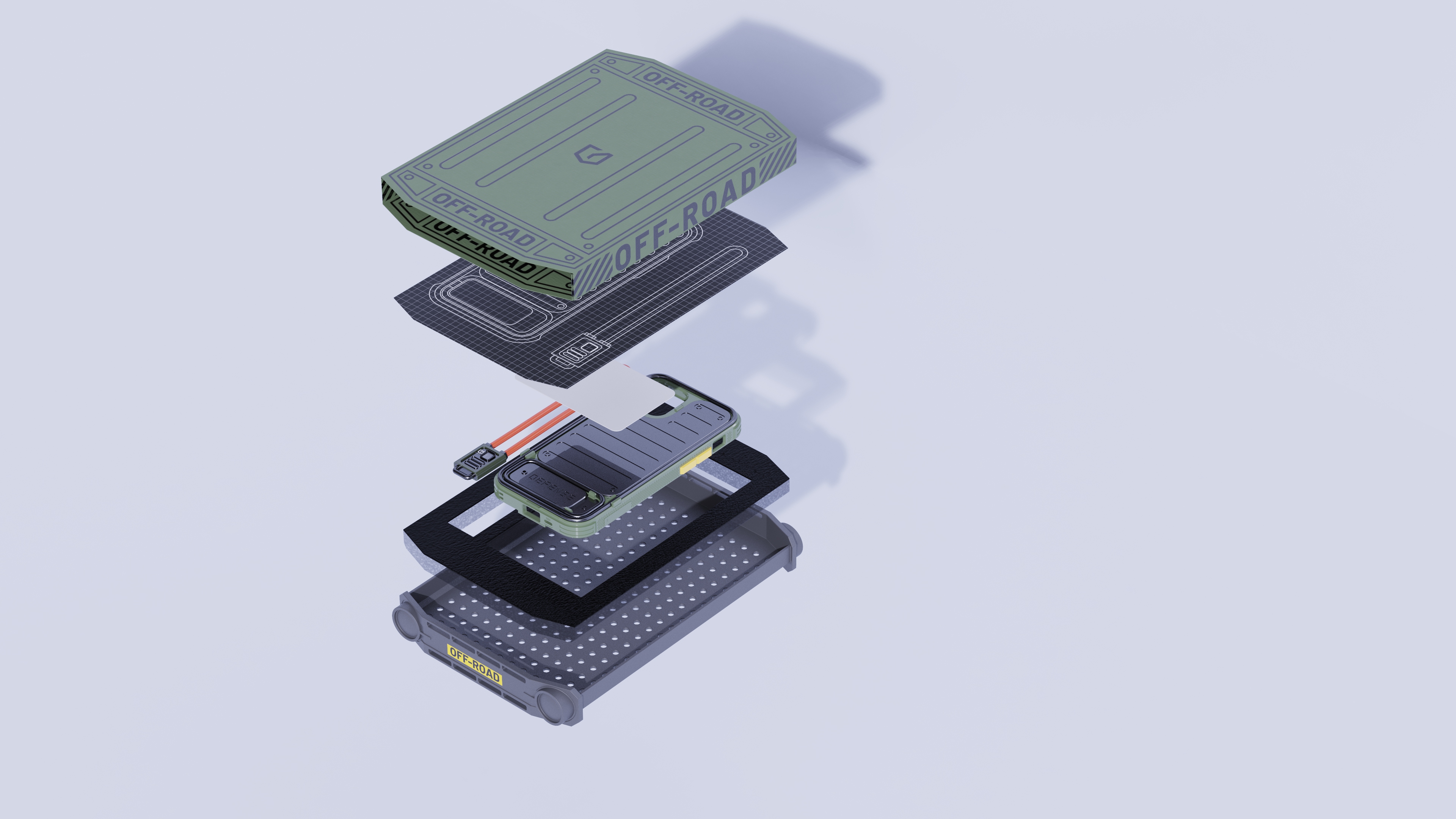 packing，Mobile phone shell，packing design，