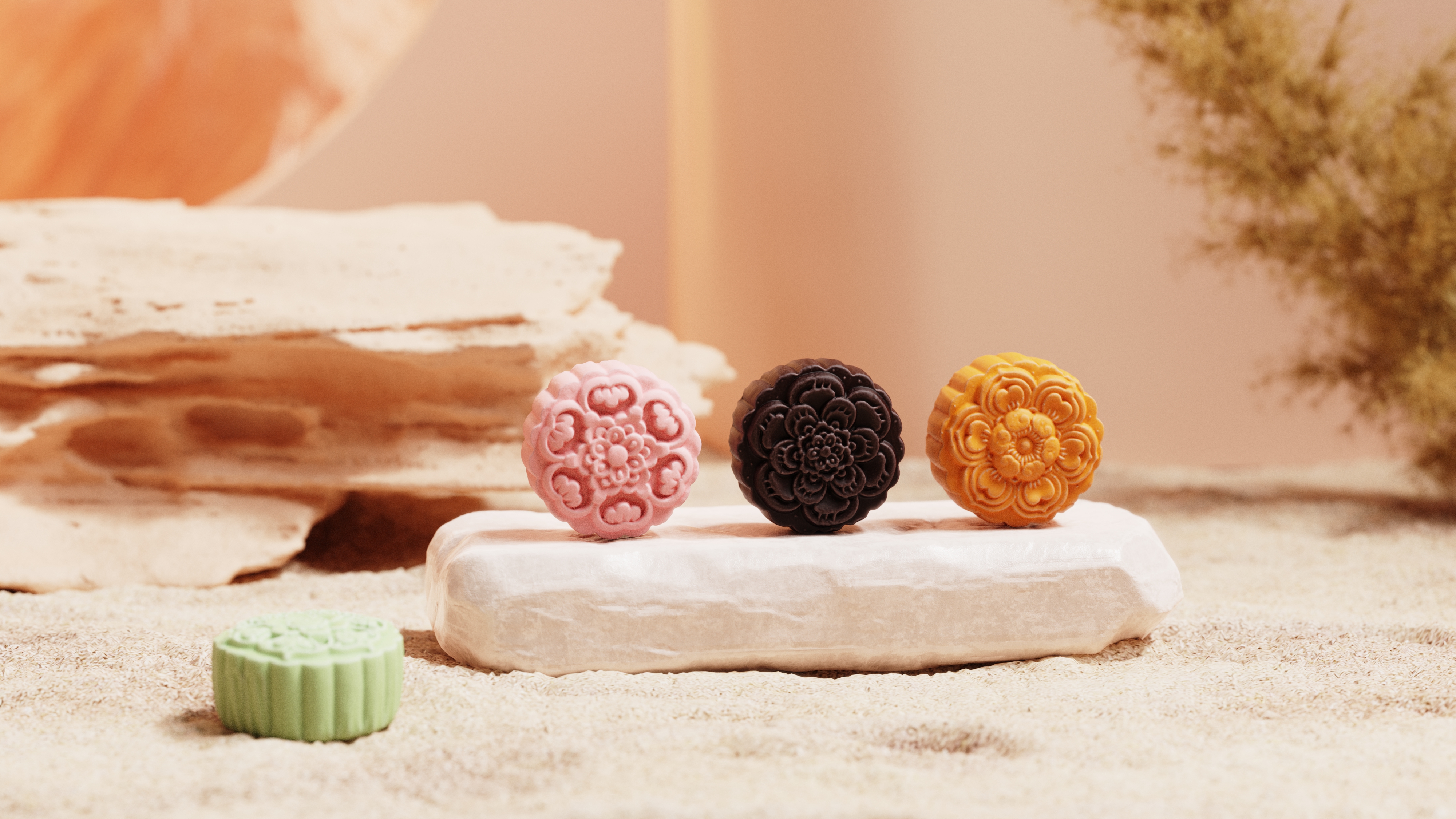 Tea set, gift box, illustration，packing design，