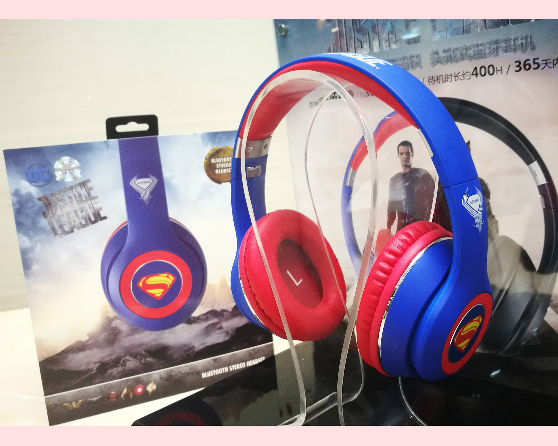superman，headset，Electronics，Justice alliance series，