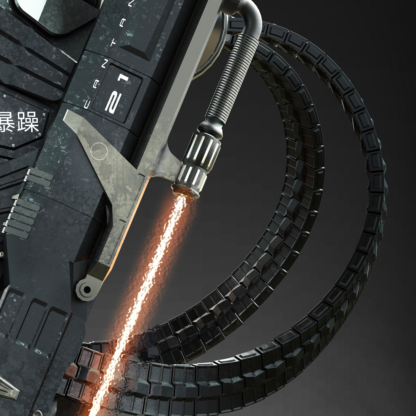 arms，Mecha，concept，Render，