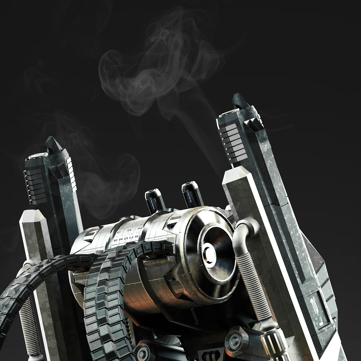 arms，Mecha，concept，Render，