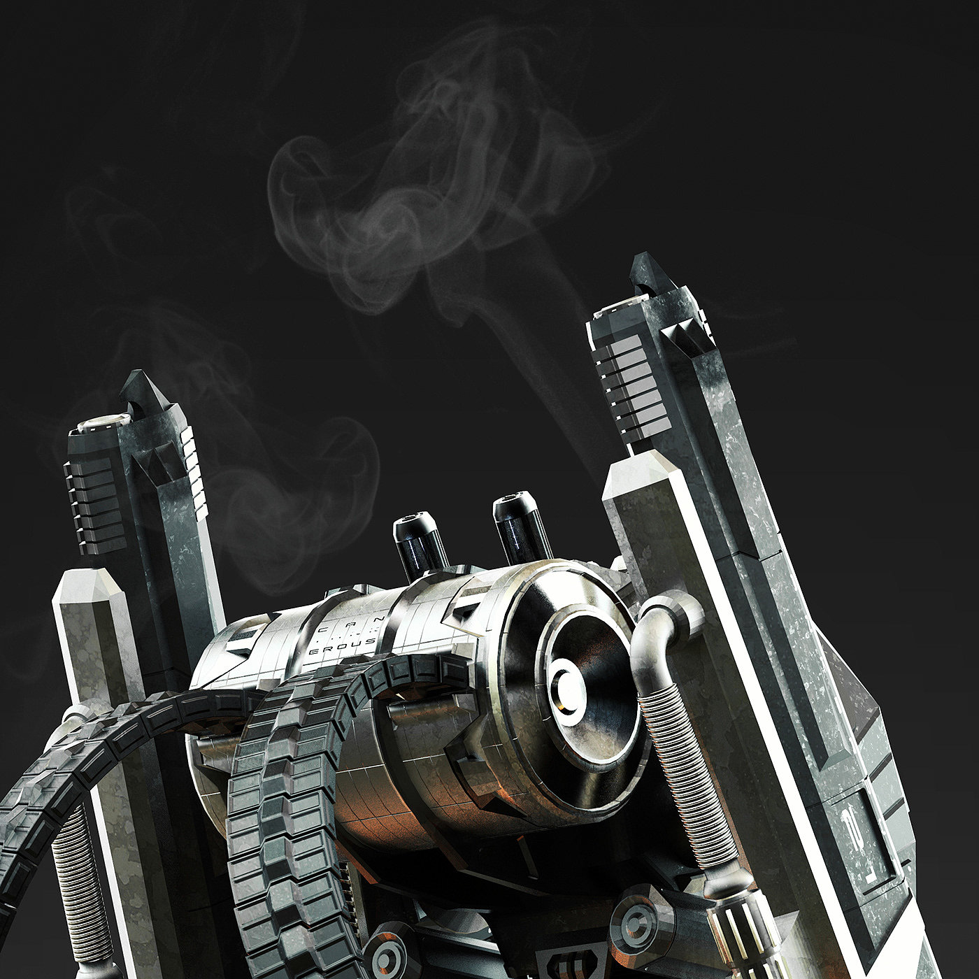 arms，Mecha，concept，Render，