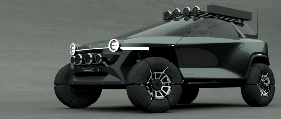 School of design, Central Academy of Fine Arts，Graduation exhibition，automobile，Off-road vehicle，