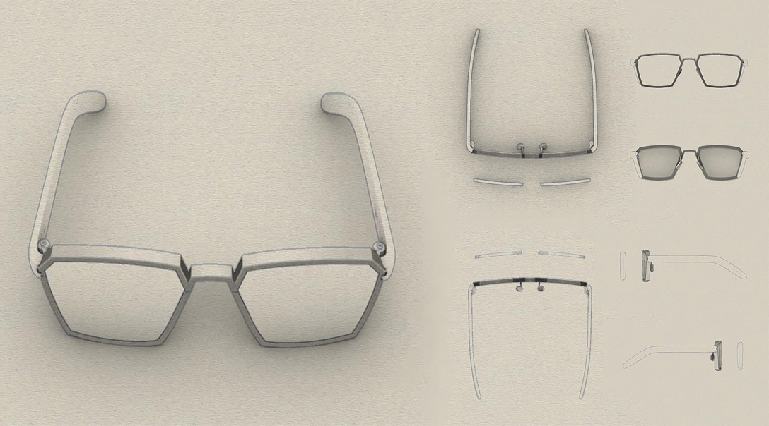 School of design, Central Academy of Fine Arts，Graduation exhibition，glasses，translate，